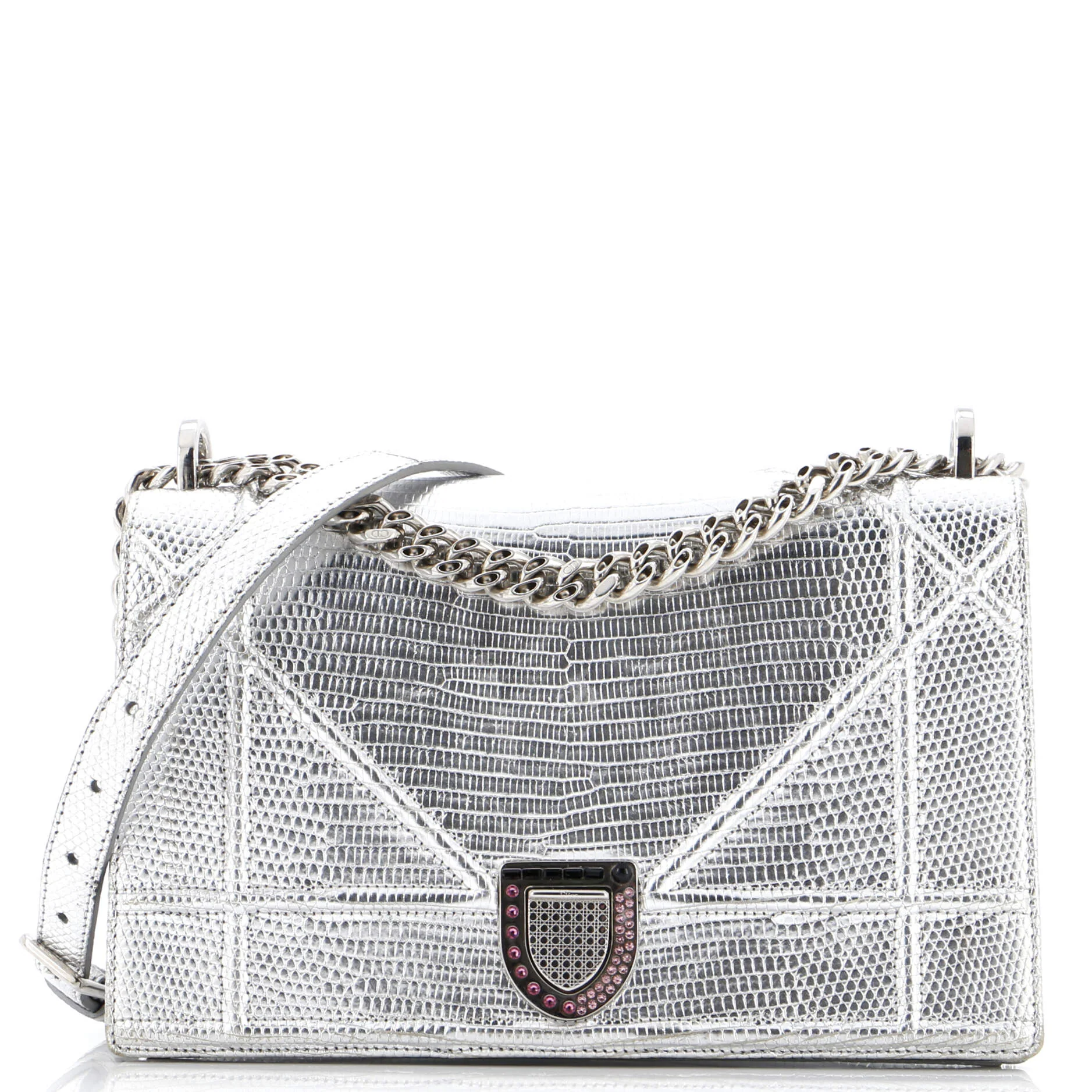Diorama Flap Bag Lizard Medium