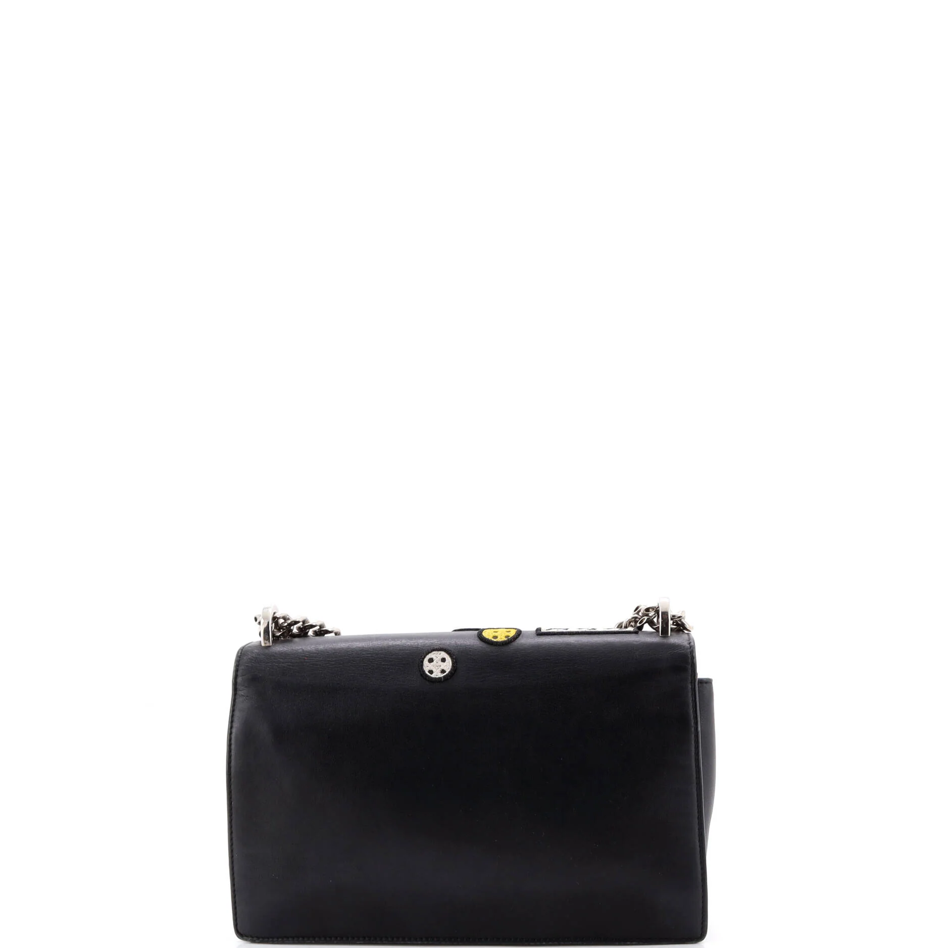 Diorama Flap Bag Patch Embellished Leather Medium - Image 3