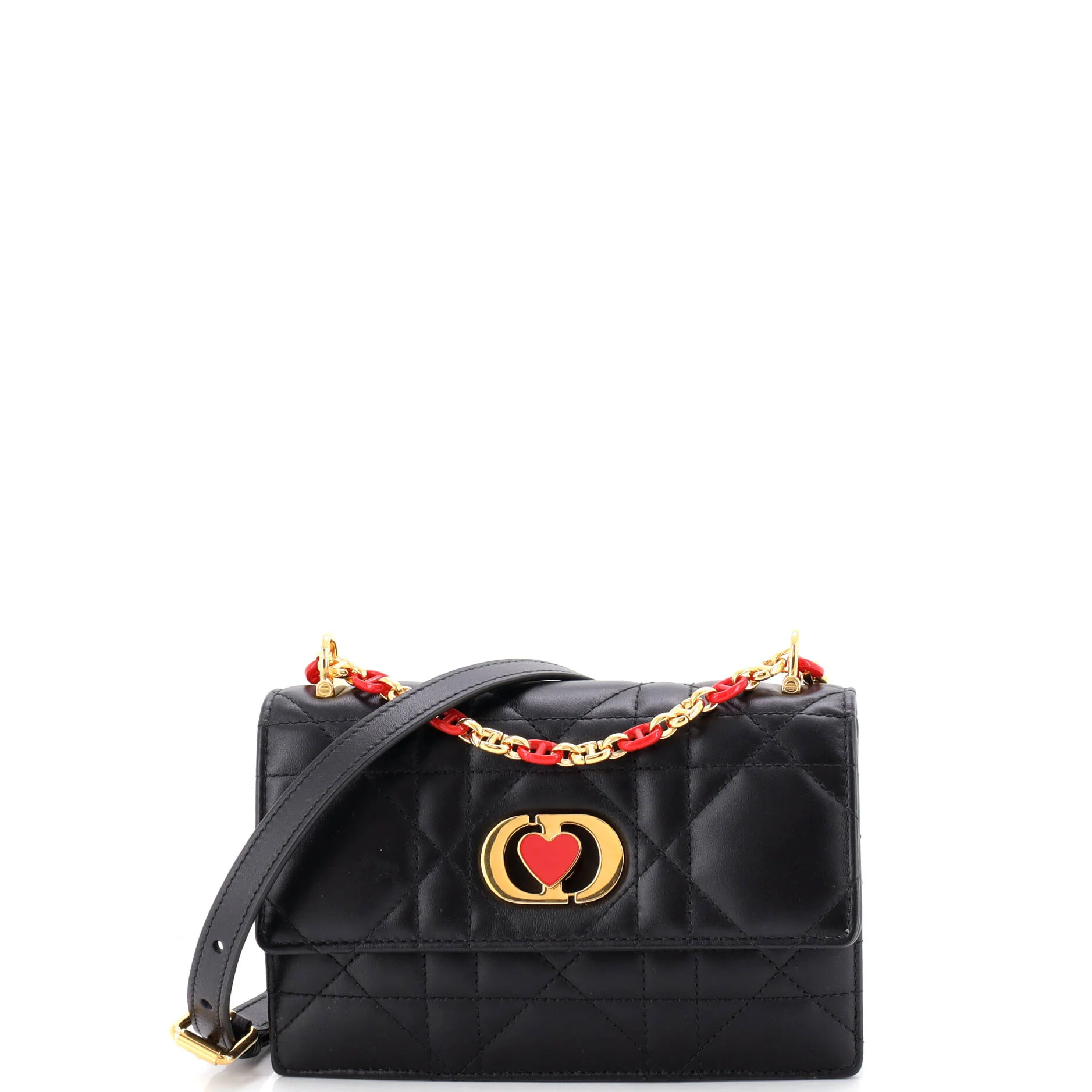 DiorAmour Miss Caro Flap Bag Cannage Quilt Calfskin Mini