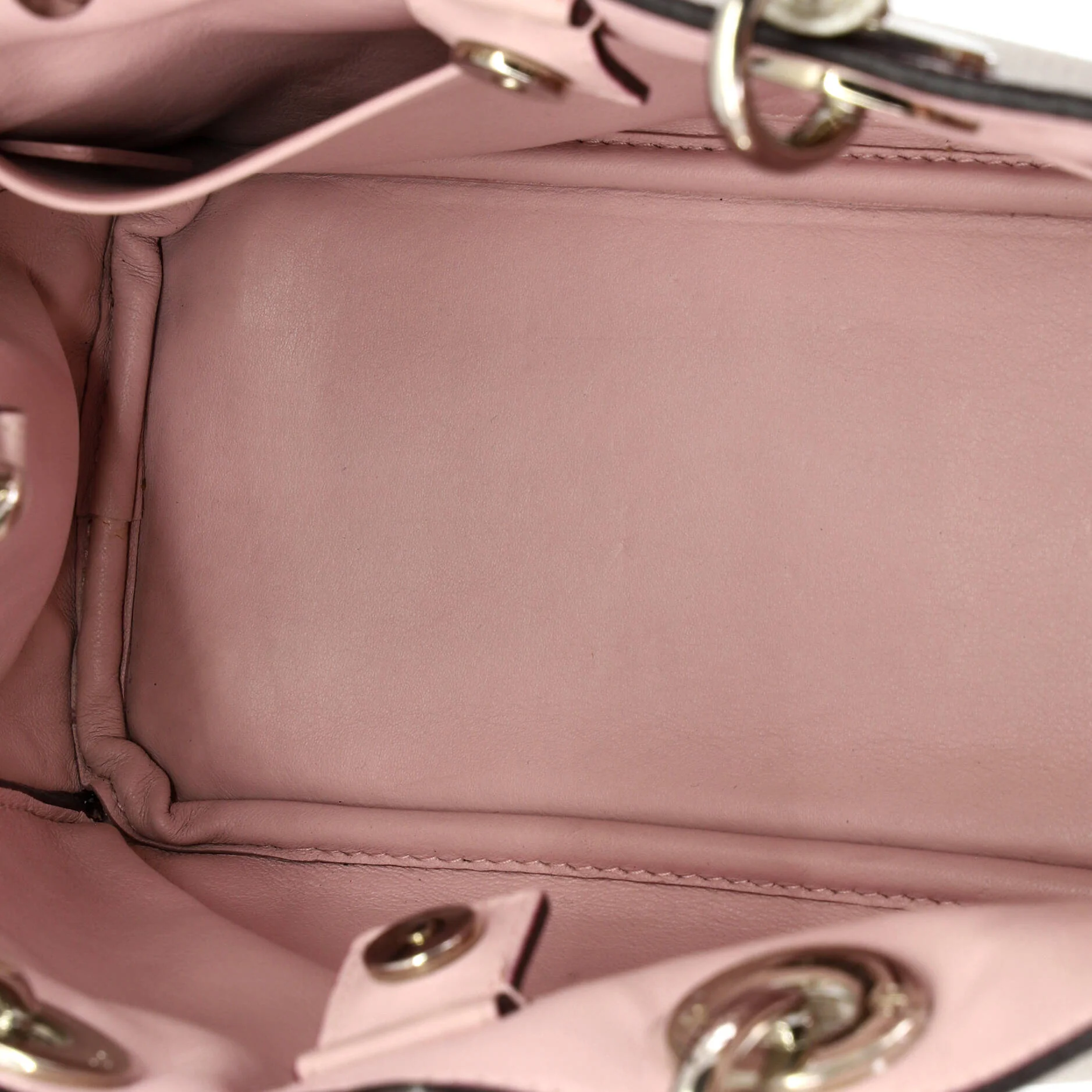 Diorissimo Tote Pebbled Leather Mini - Image 5