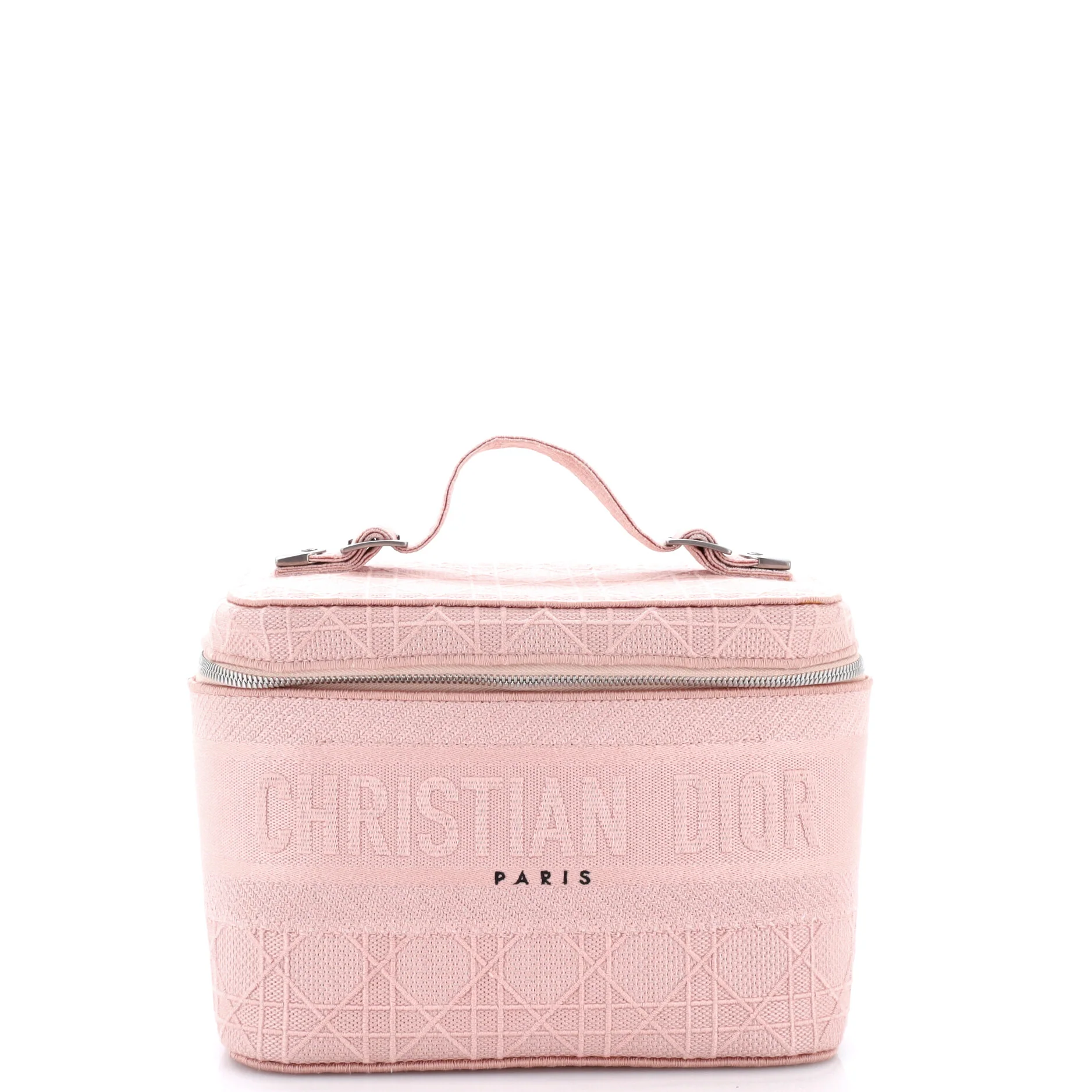 DiorTravel Vanity Case Cannage Embroidered Canvas