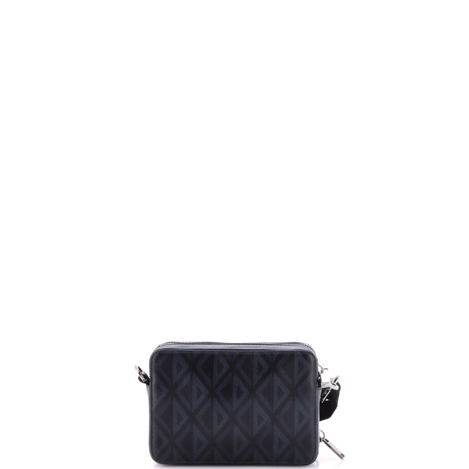 Double Zip Crossbody Pouch CD Diamond Coated Canvas - Image 3