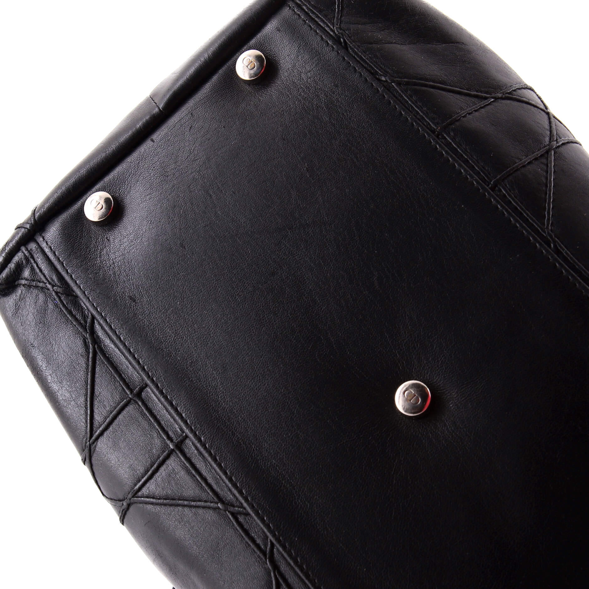 Granville Satchel Cannage Quilt Leather Medium - Image 7