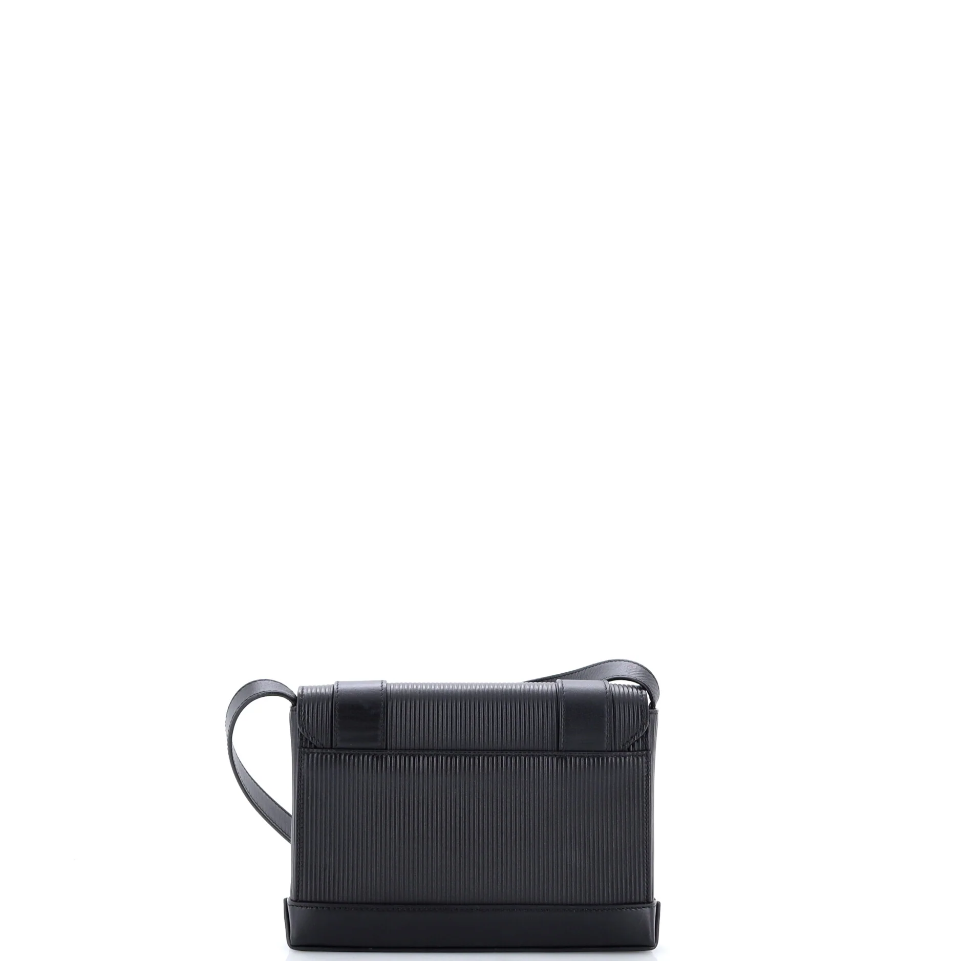 Homme Messenger Bag Vertical Quilted Leather Small - Image 3