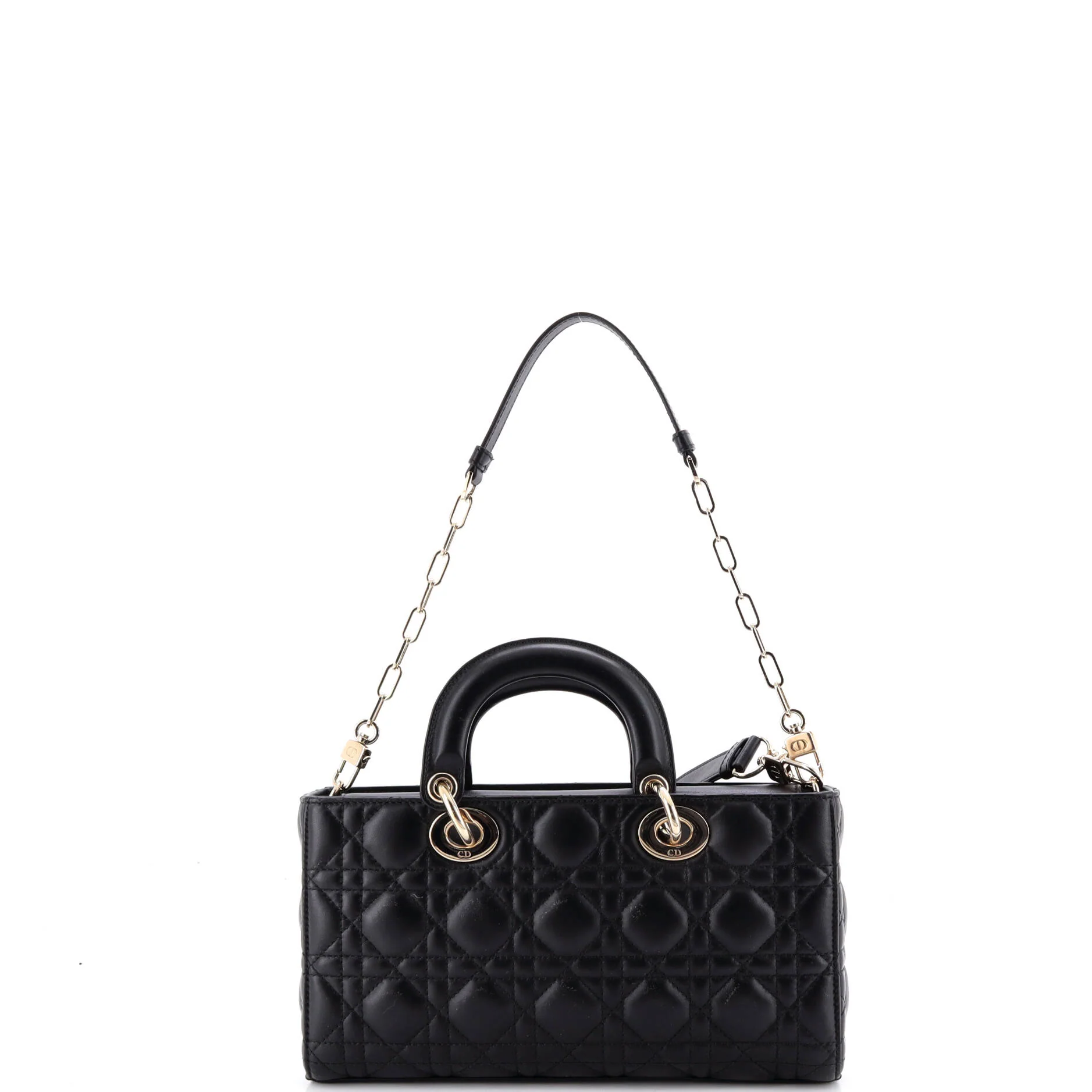 Lady D-Joy Bag Cannage Quilt Lambskin Medium - Image 3