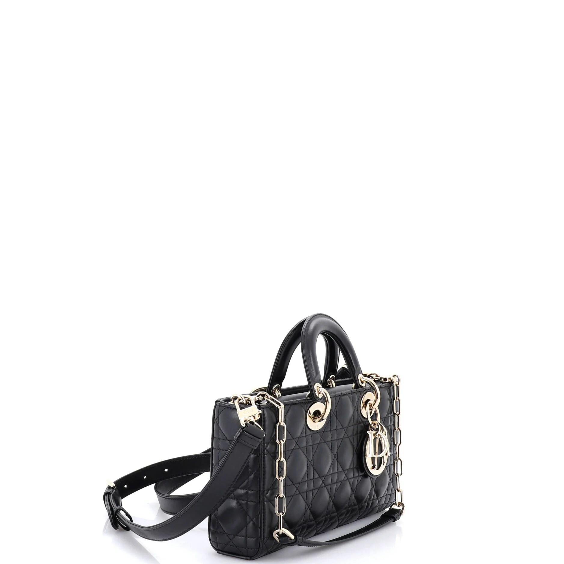 Lady D-Joy Bag Cannage Quilt Lambskin Medium - Image 2