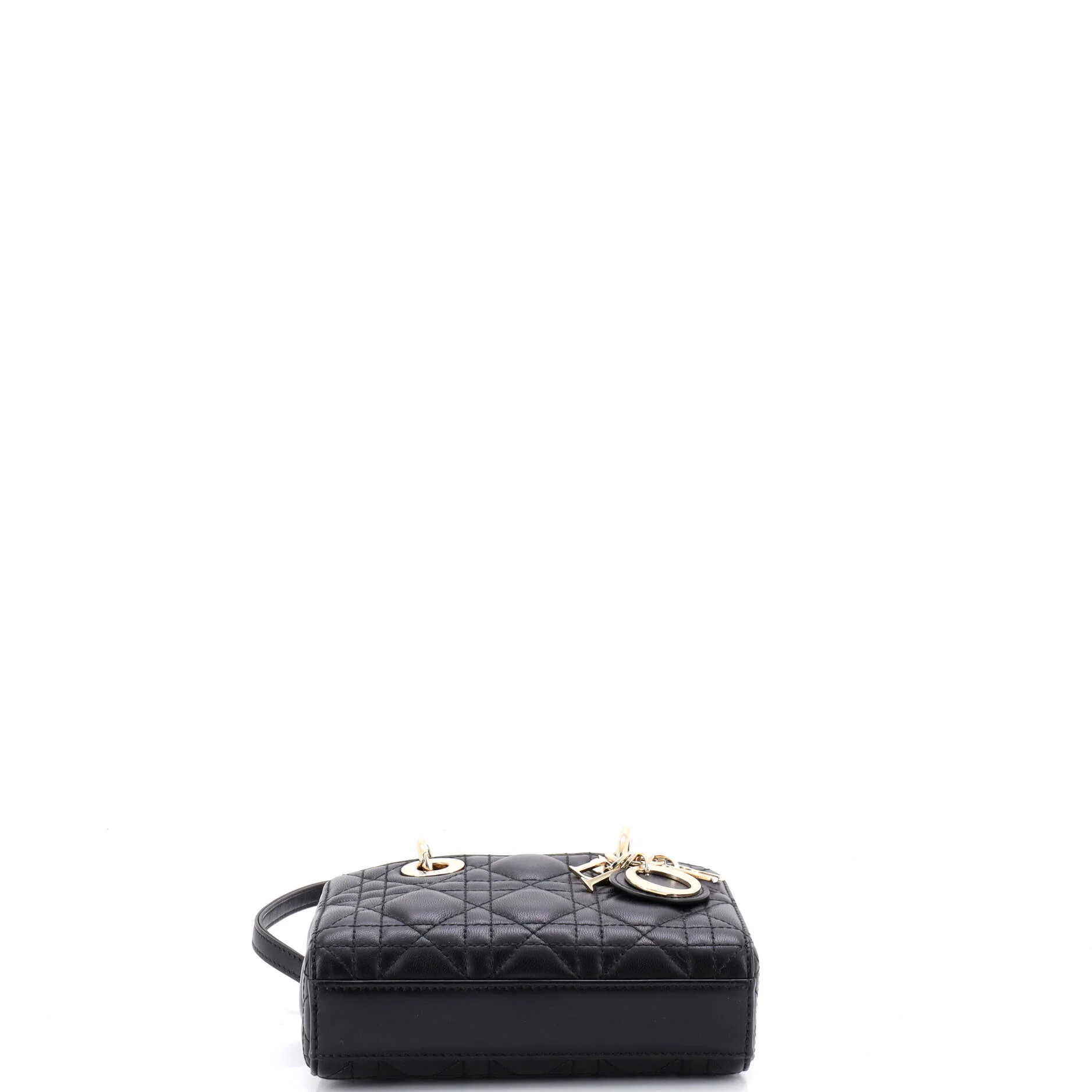 Lady D-Joy Bag Cannage Quilt Lambskin Micro - Image 4