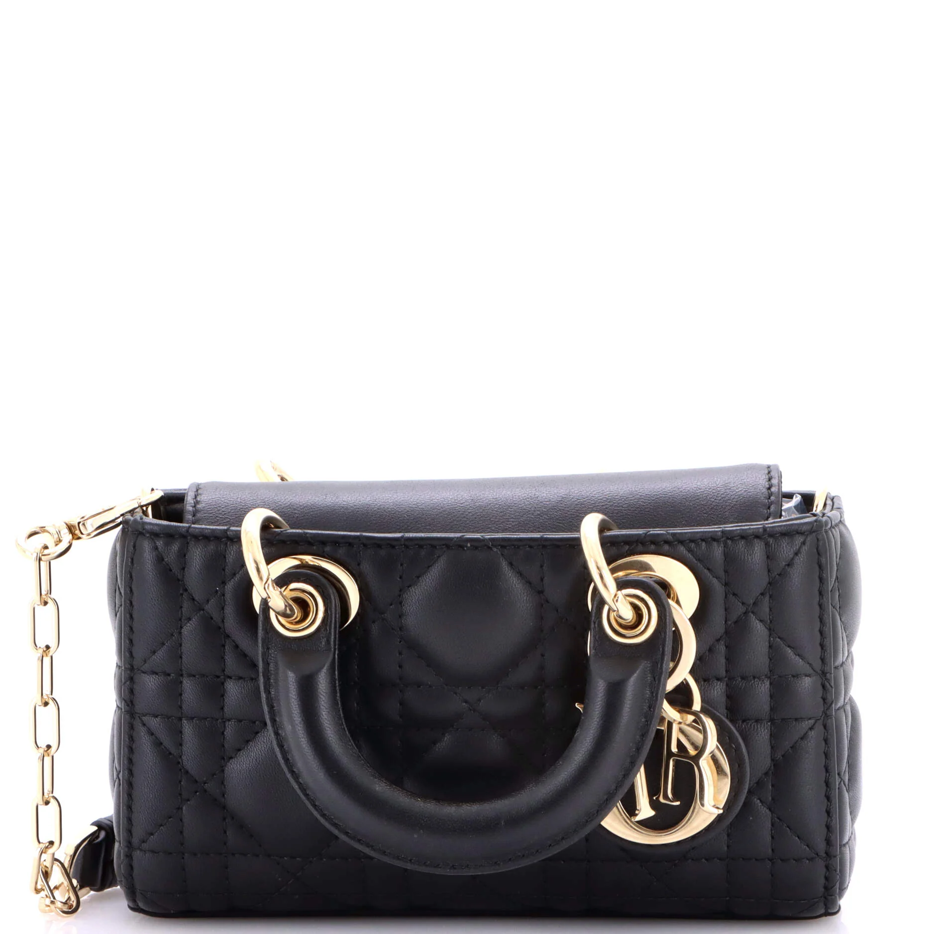 Lady D-Joy Bag Cannage Quilt Lambskin Micro