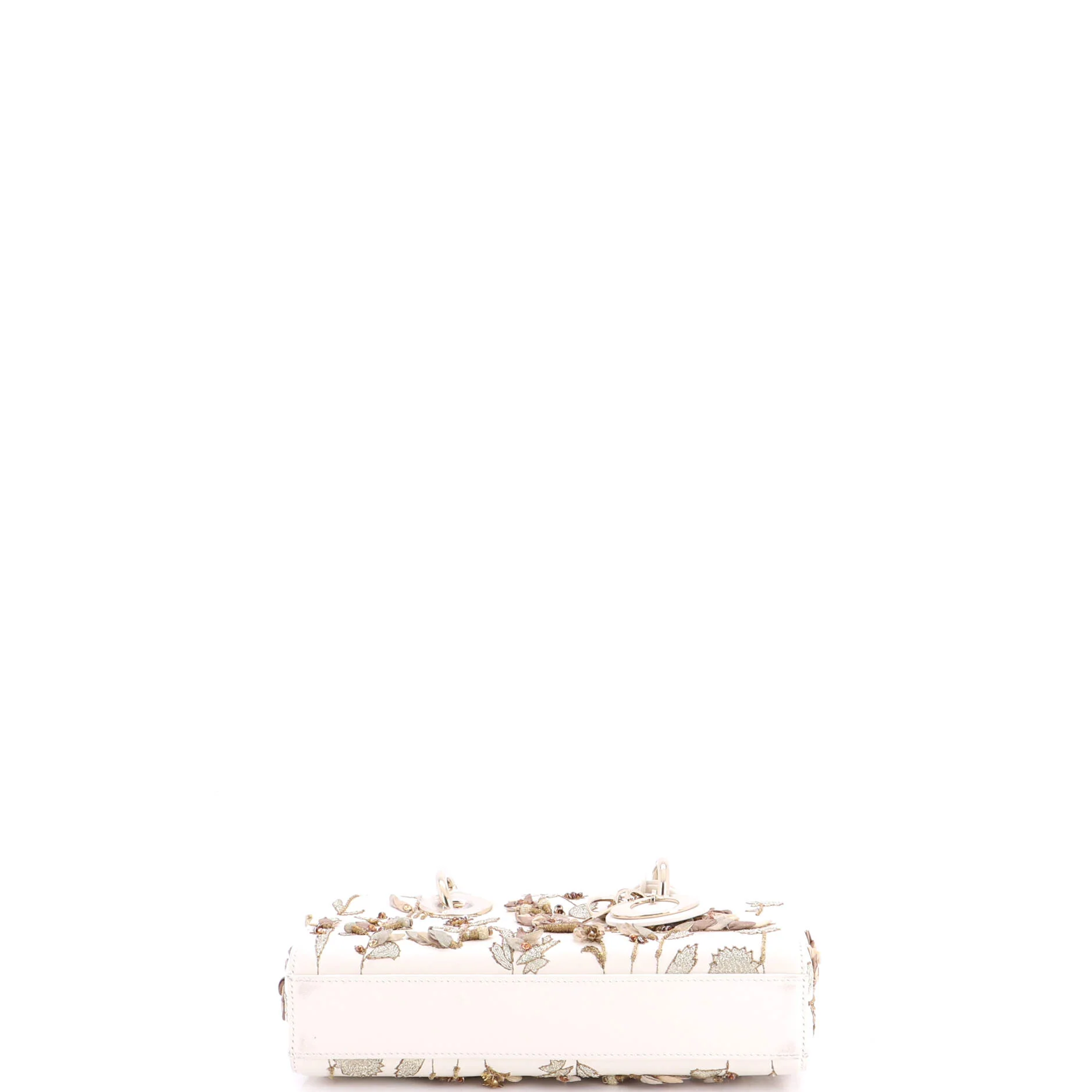Lady D-Joy Bag Floral Embroidered Leather Small - Image 4
