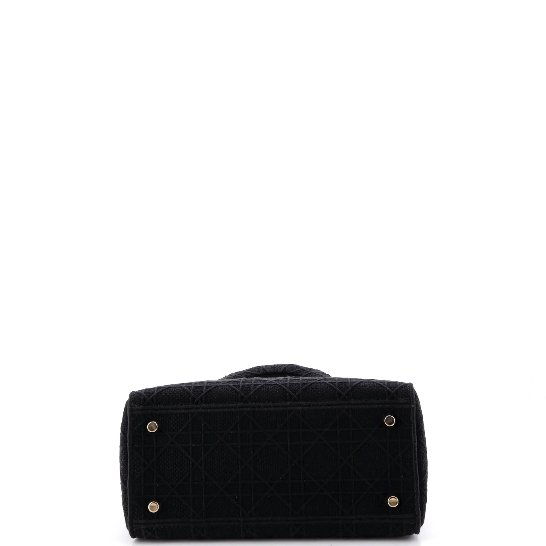 Lady D-Lite Bag Cannage Embroidered Canvas Medium - Image 4