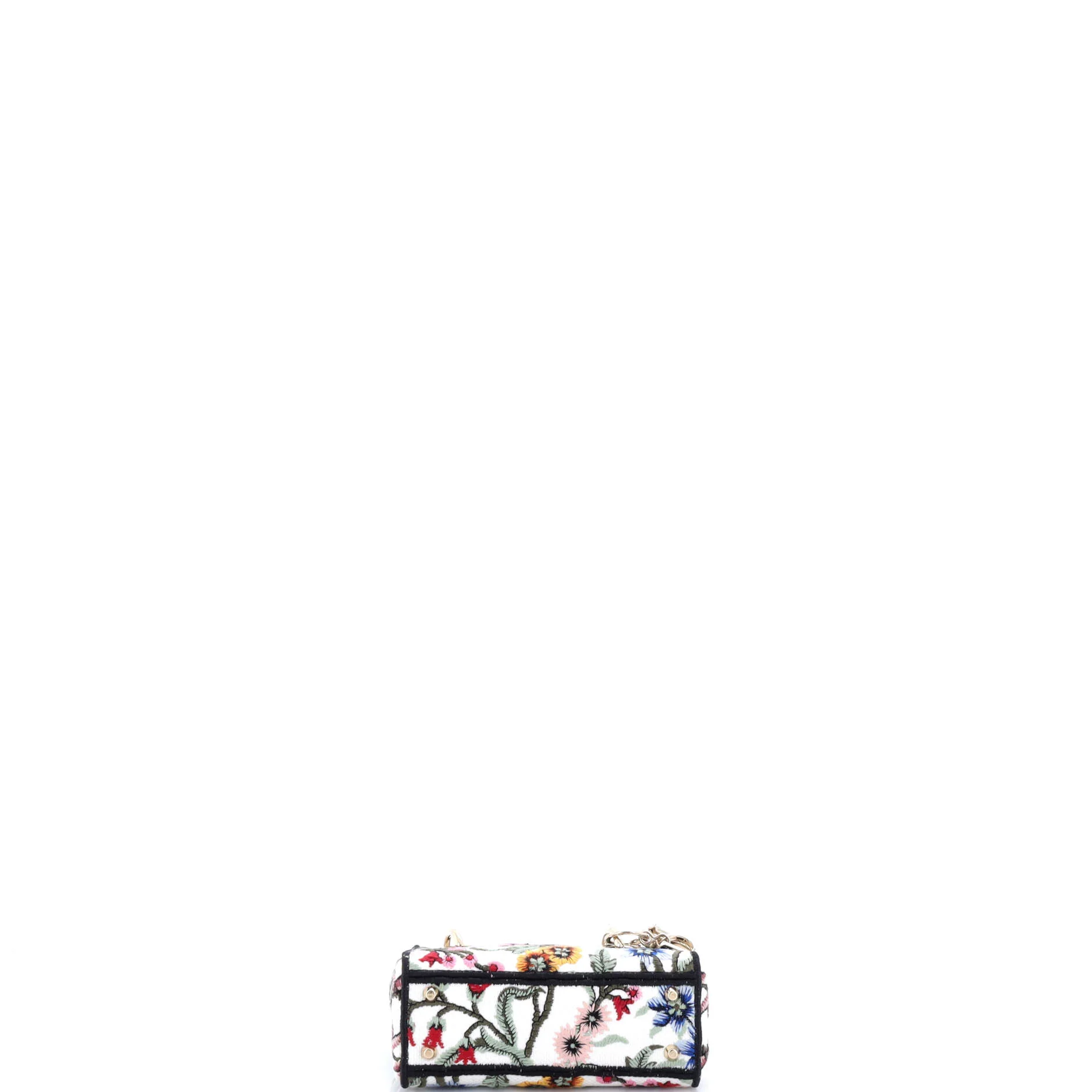 Lady D-Lite Bag Embroidered Canvas Mini - Image 4