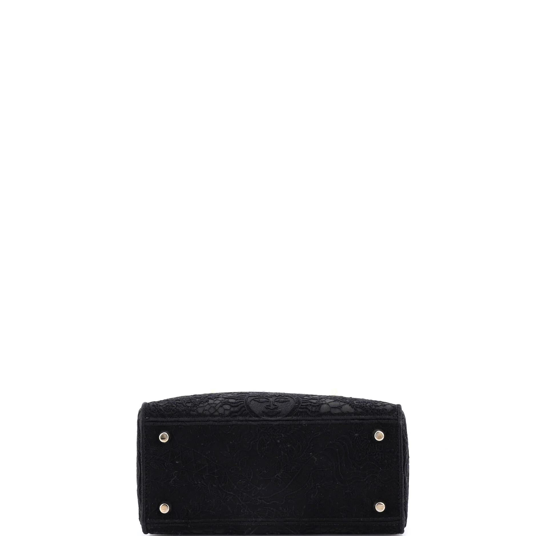 Lady D-Lite Bag Embroidery with Macrame Effect Medium - Image 4