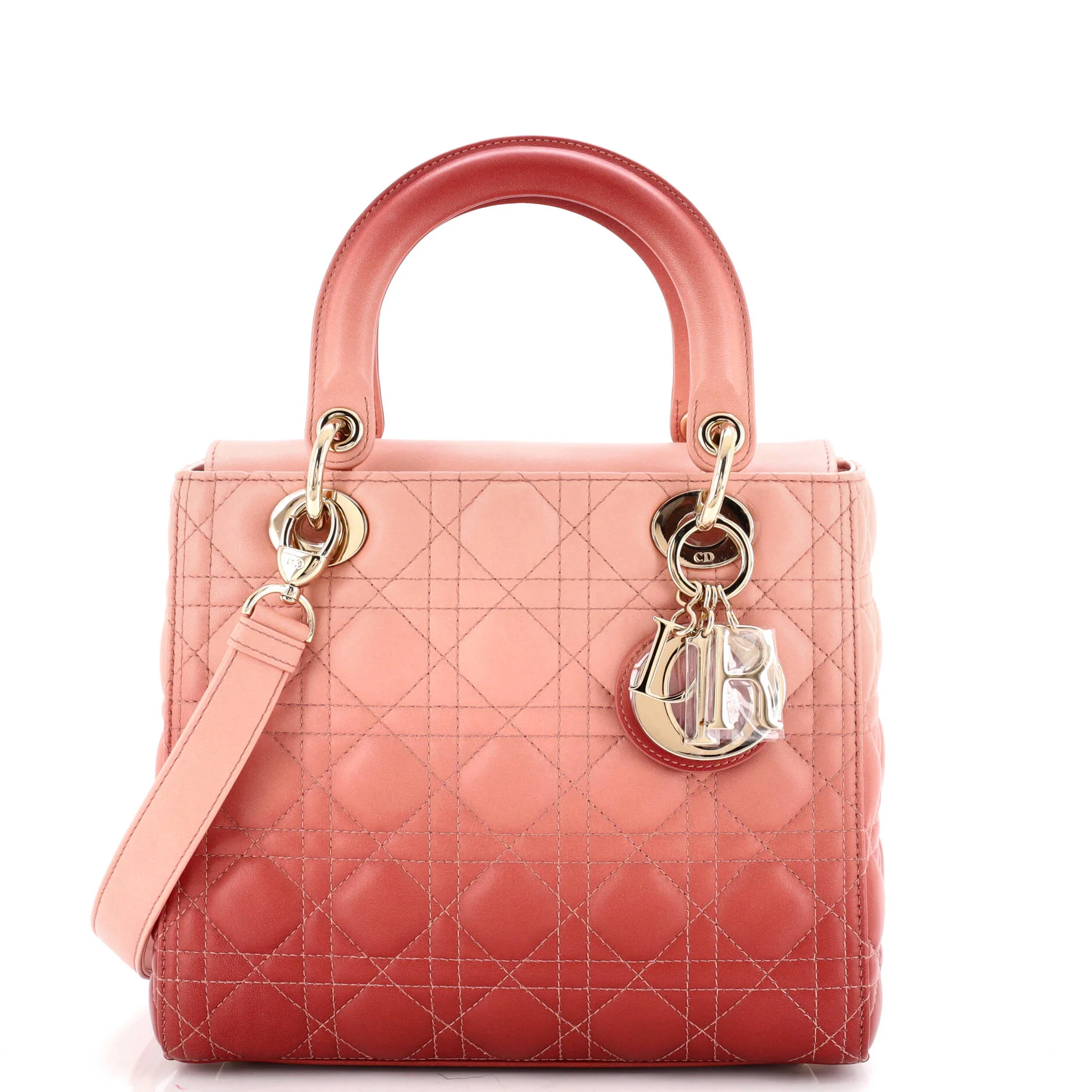 Lady Dior Bag Cannage Quilt Gradient Lambskin Medium