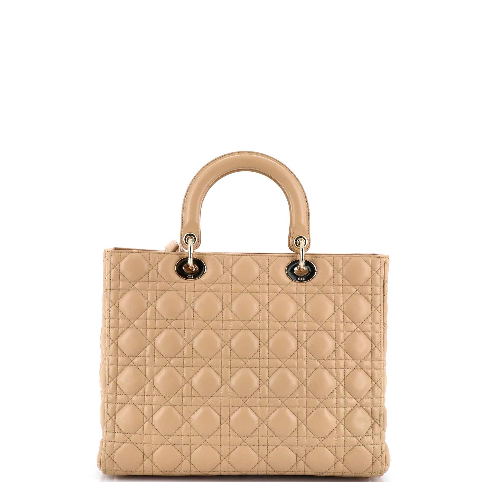 Lady Dior Bag Cannage Quilt Lambskin Large - Image 3