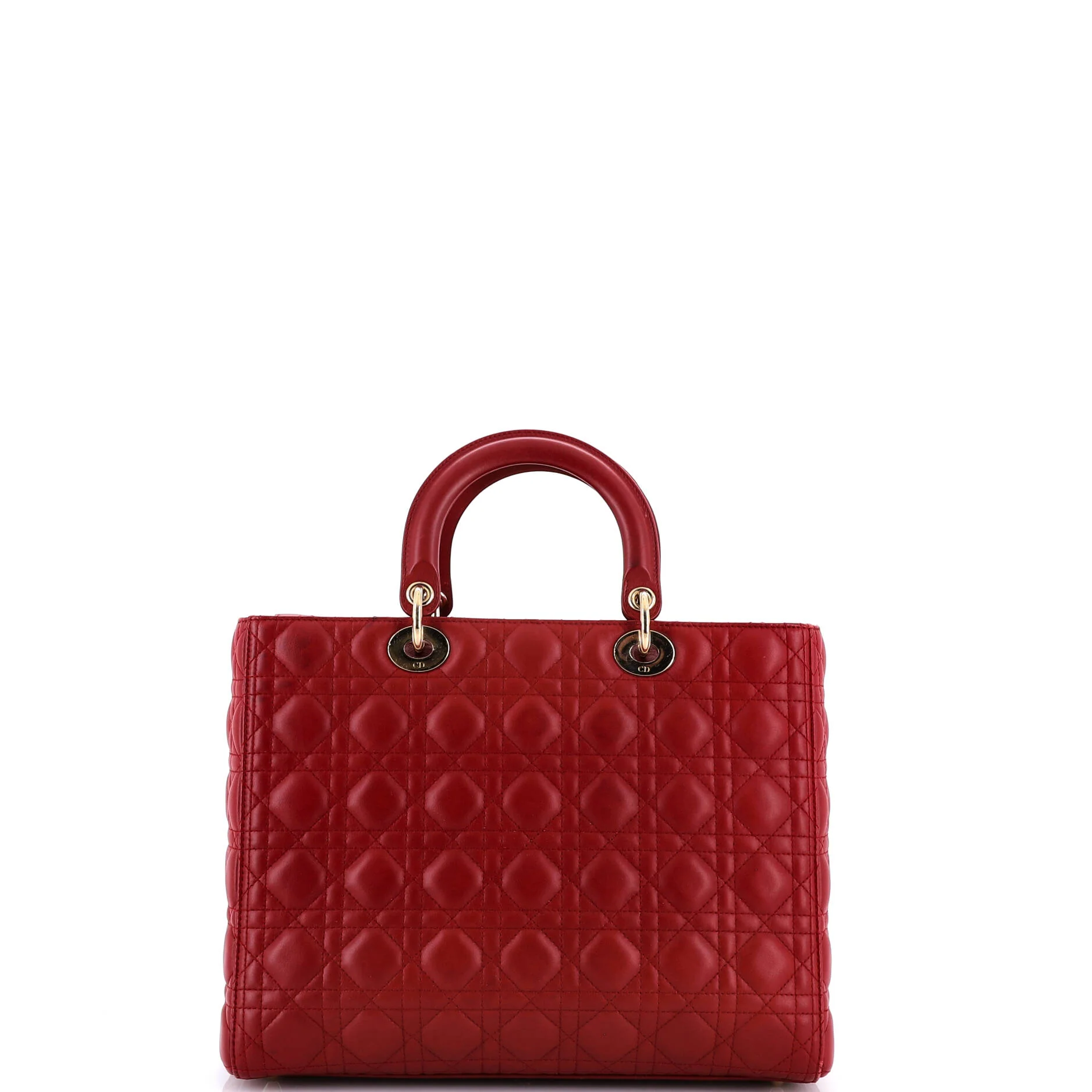 Lady Dior Bag Cannage Quilt Lambskin Large - Image 3