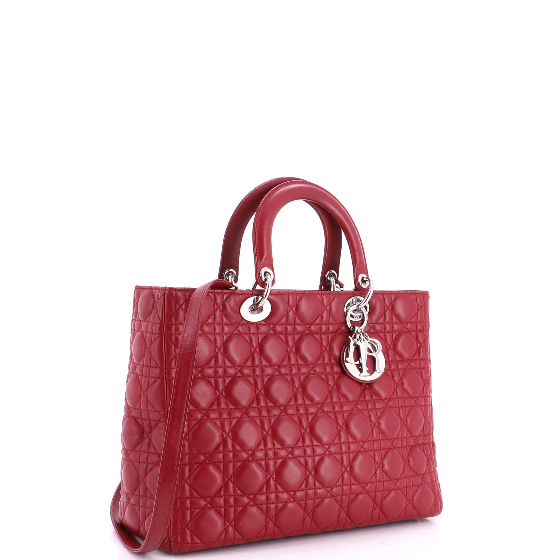 Lady Dior Bag Cannage Quilt Lambskin Large - Image 2