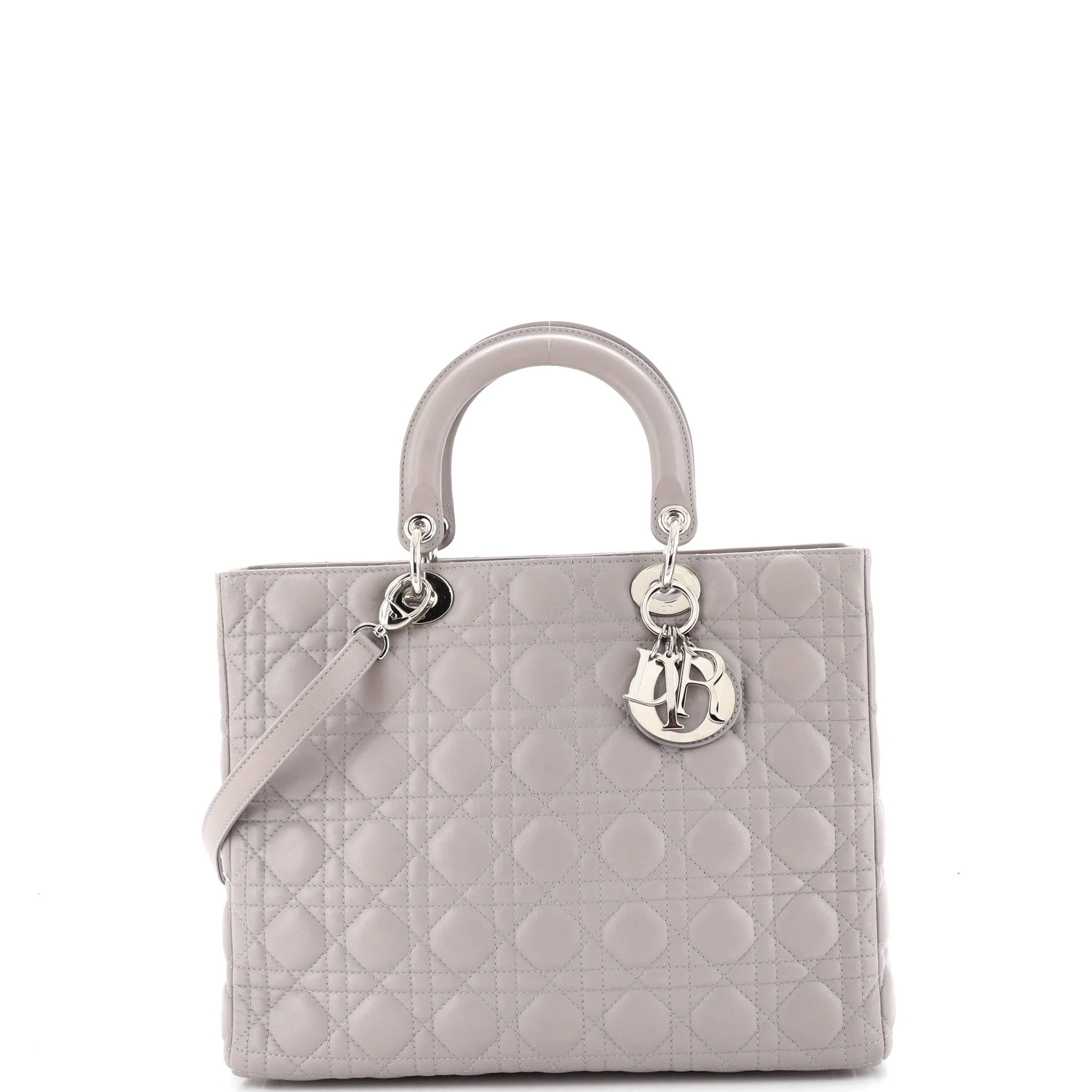 Lady Dior Bag Cannage Quilt Lambskin Large