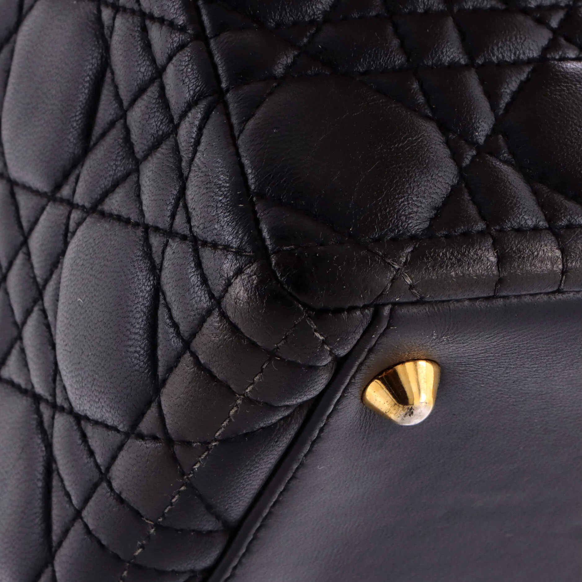 Lady Dior Bag Cannage Quilt Lambskin Large - Image 6
