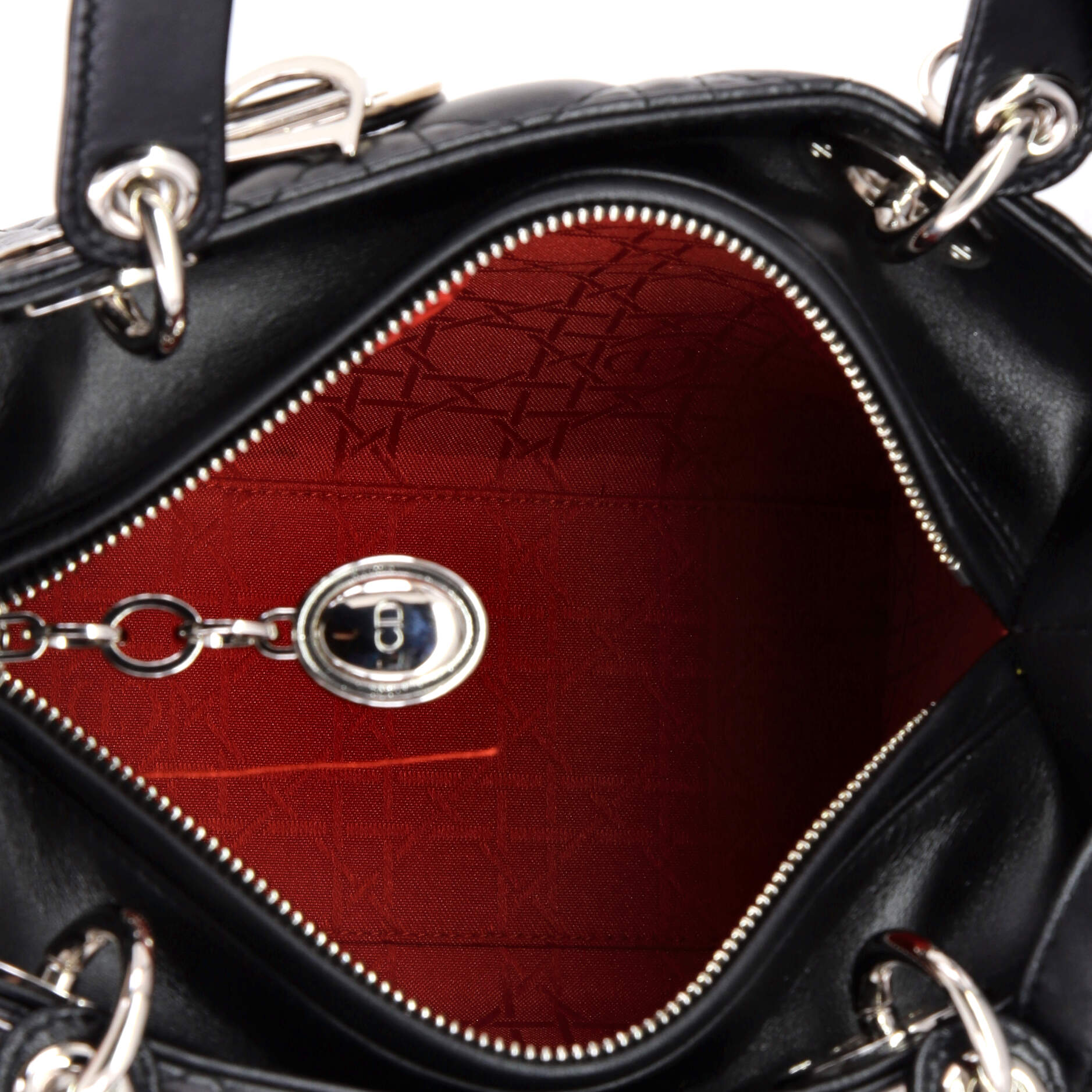 Lady Dior Bag Cannage Quilt Lambskin Medium - Image 5
