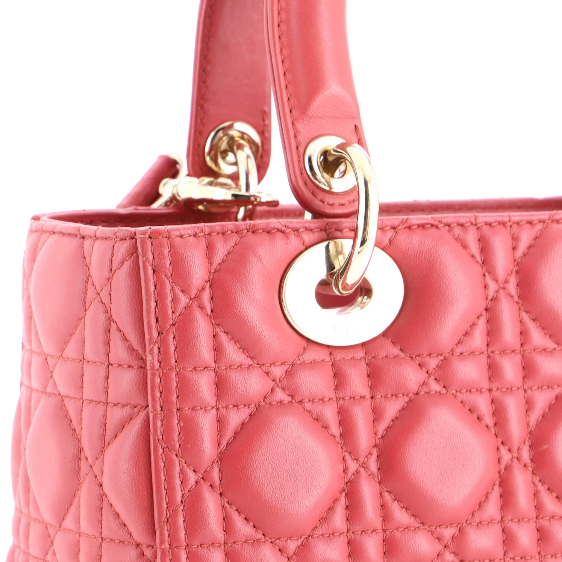 Lady Dior Bag Cannage Quilt Lambskin Medium - Image 6