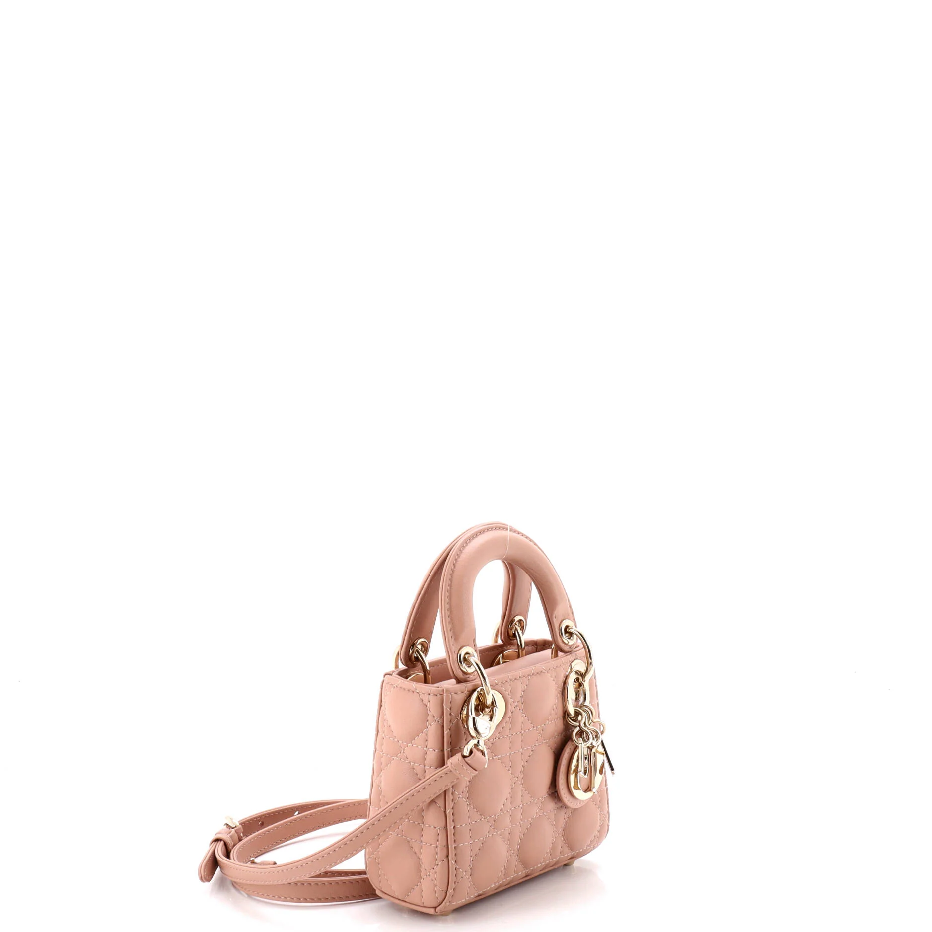 Lady Dior Bag Cannage Quilt Lambskin Micro - Image 2