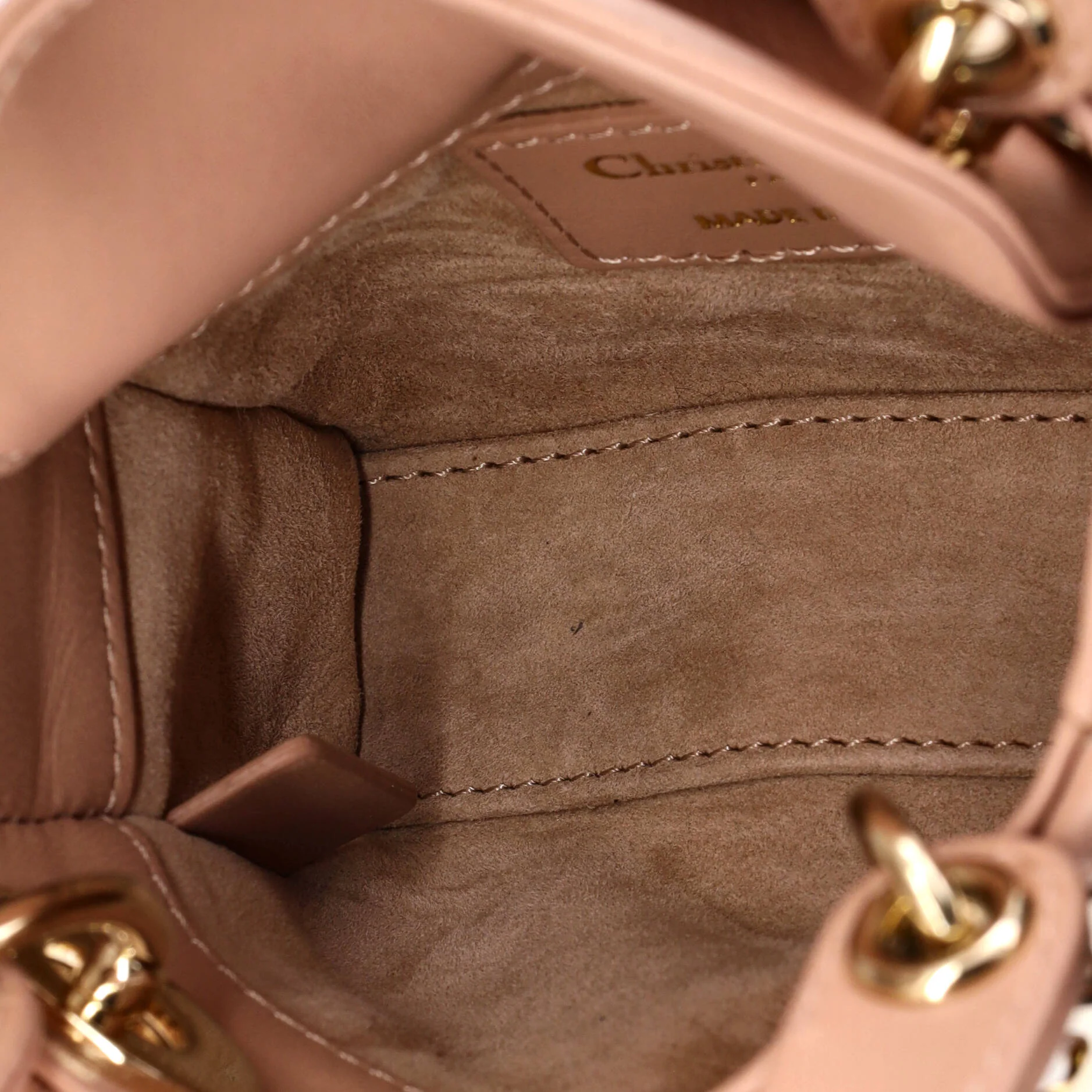 Lady Dior Bag Cannage Quilt Lambskin Micro - Image 5