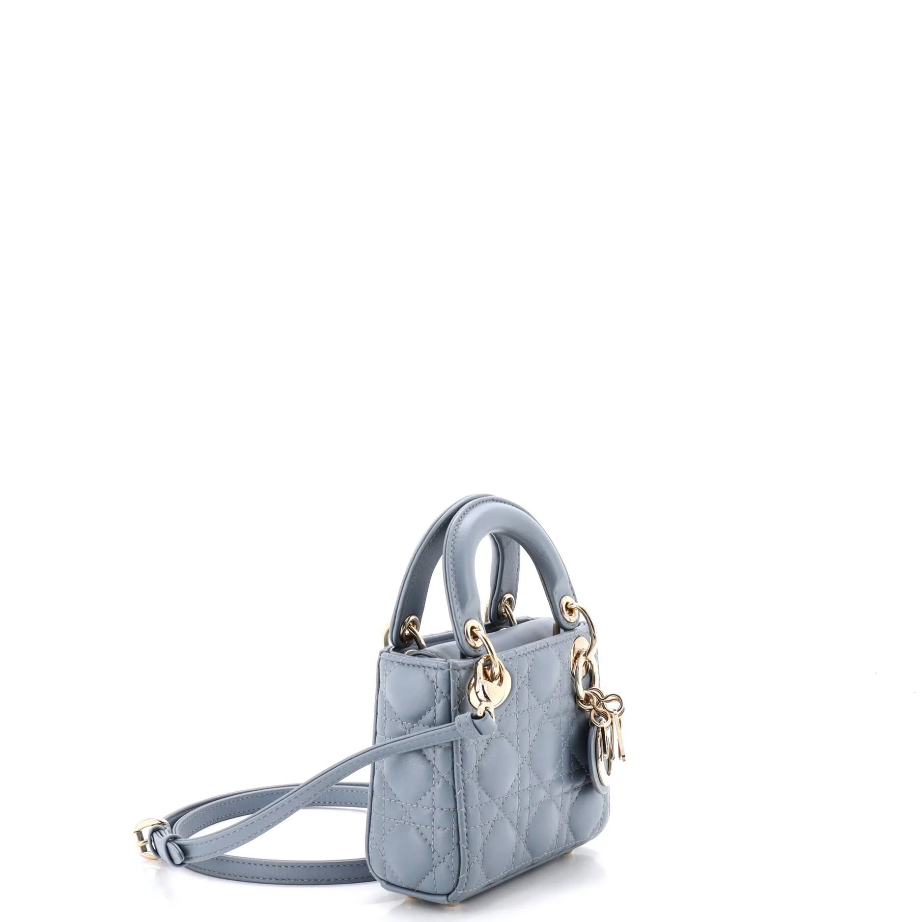 Lady Dior Bag Cannage Quilt Lambskin Micro - Image 2