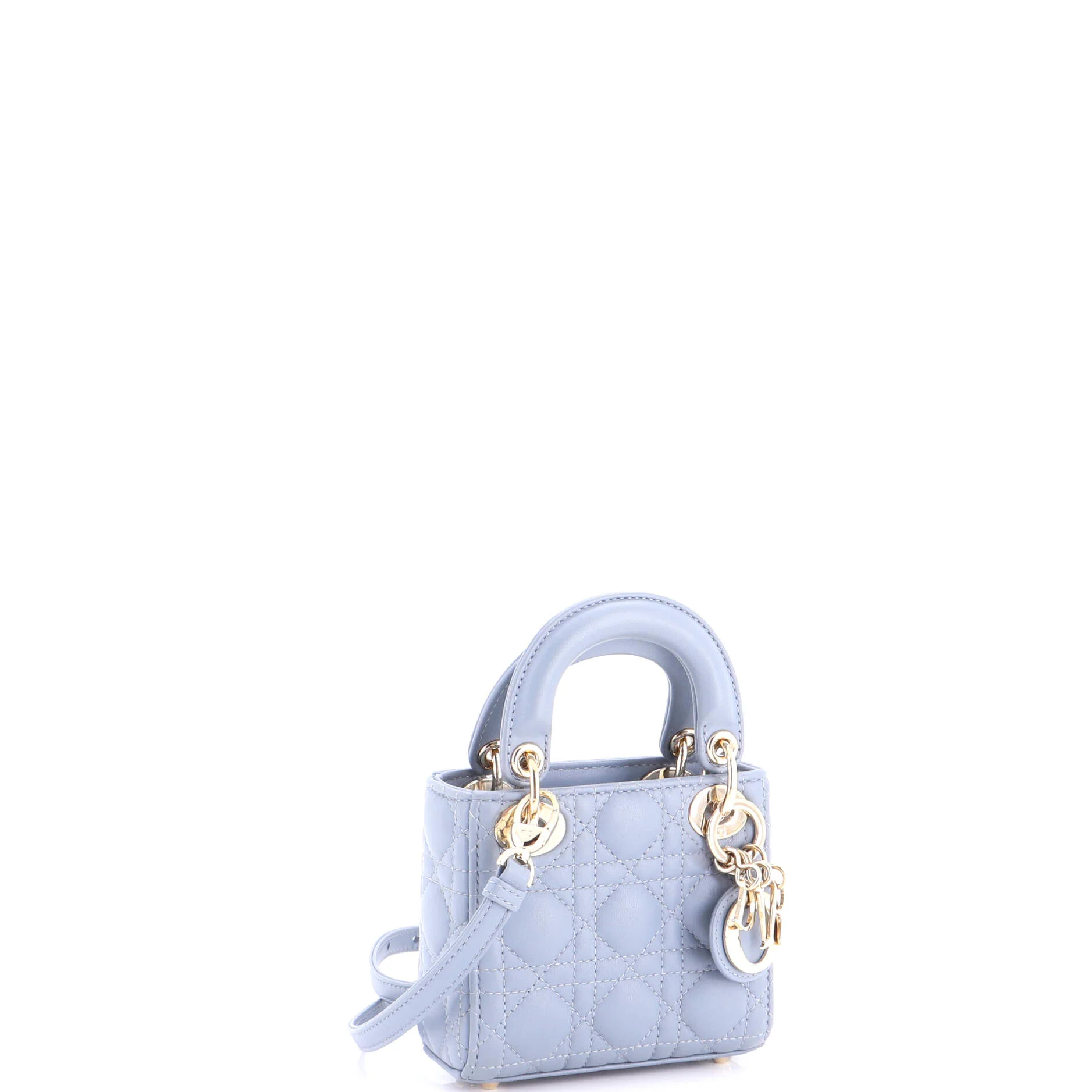 Lady Dior Bag Cannage Quilt Lambskin Micro - Image 2