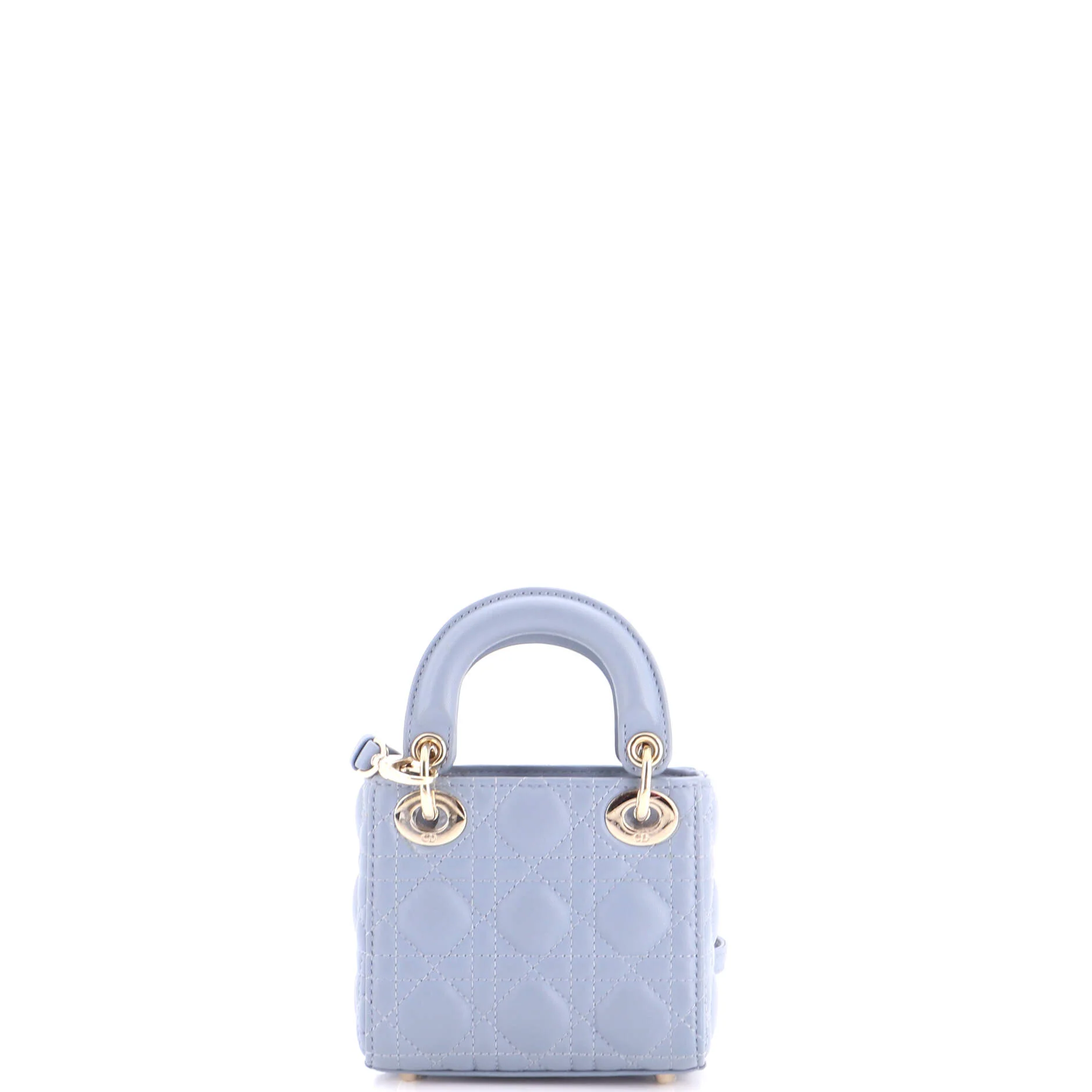 Lady Dior Bag Cannage Quilt Lambskin Micro - Image 3
