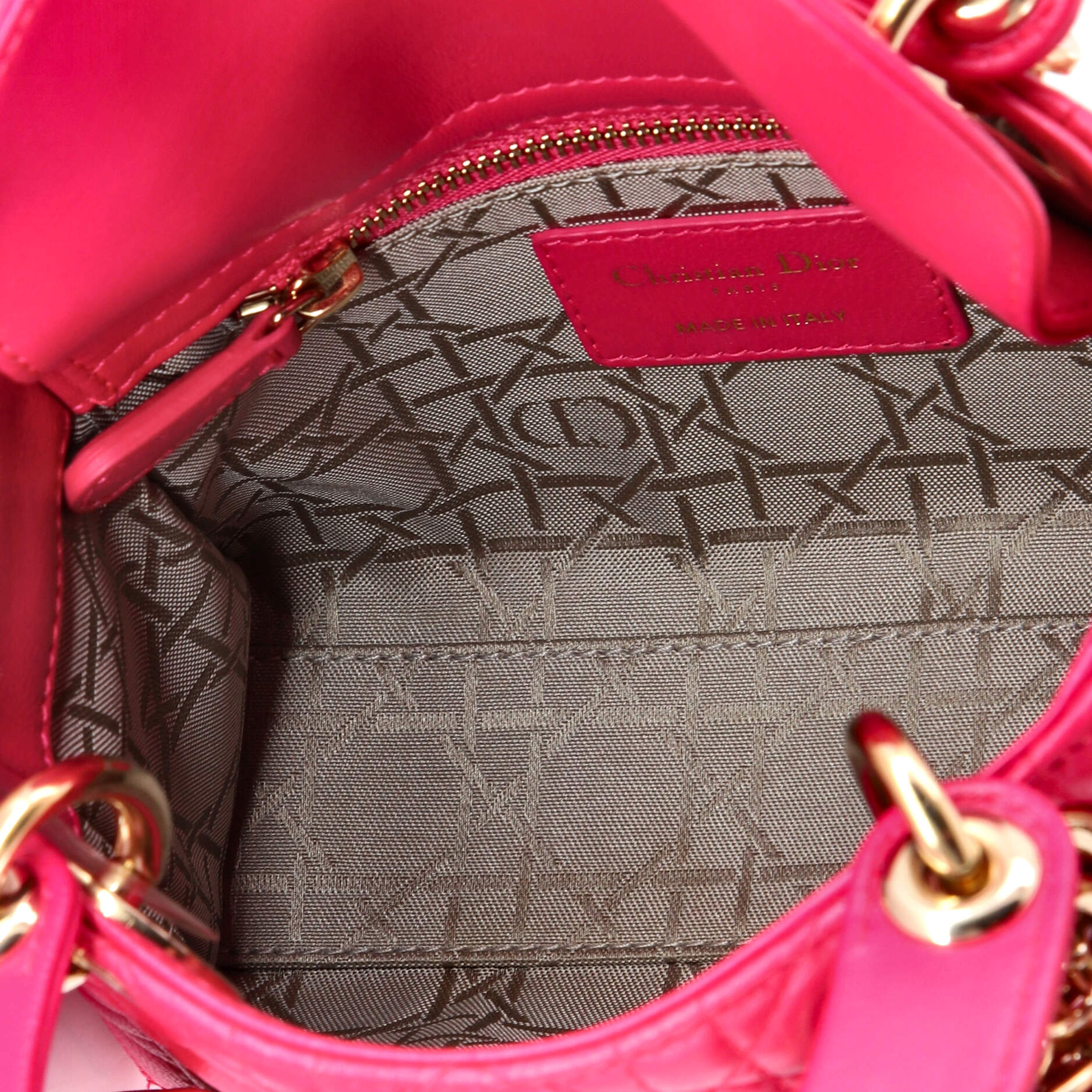 Lady Dior Bag Cannage Quilt Lambskin Mini - Image 5
