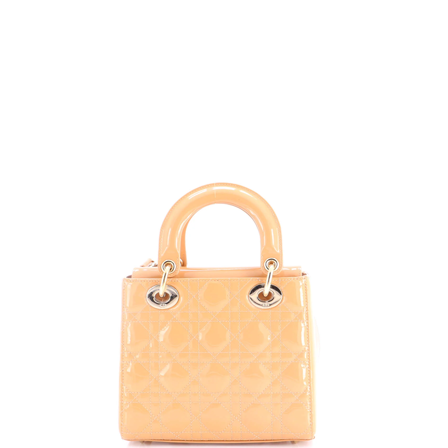 Lady Dior Bag Cannage Quilt Patent Mini - Image 3