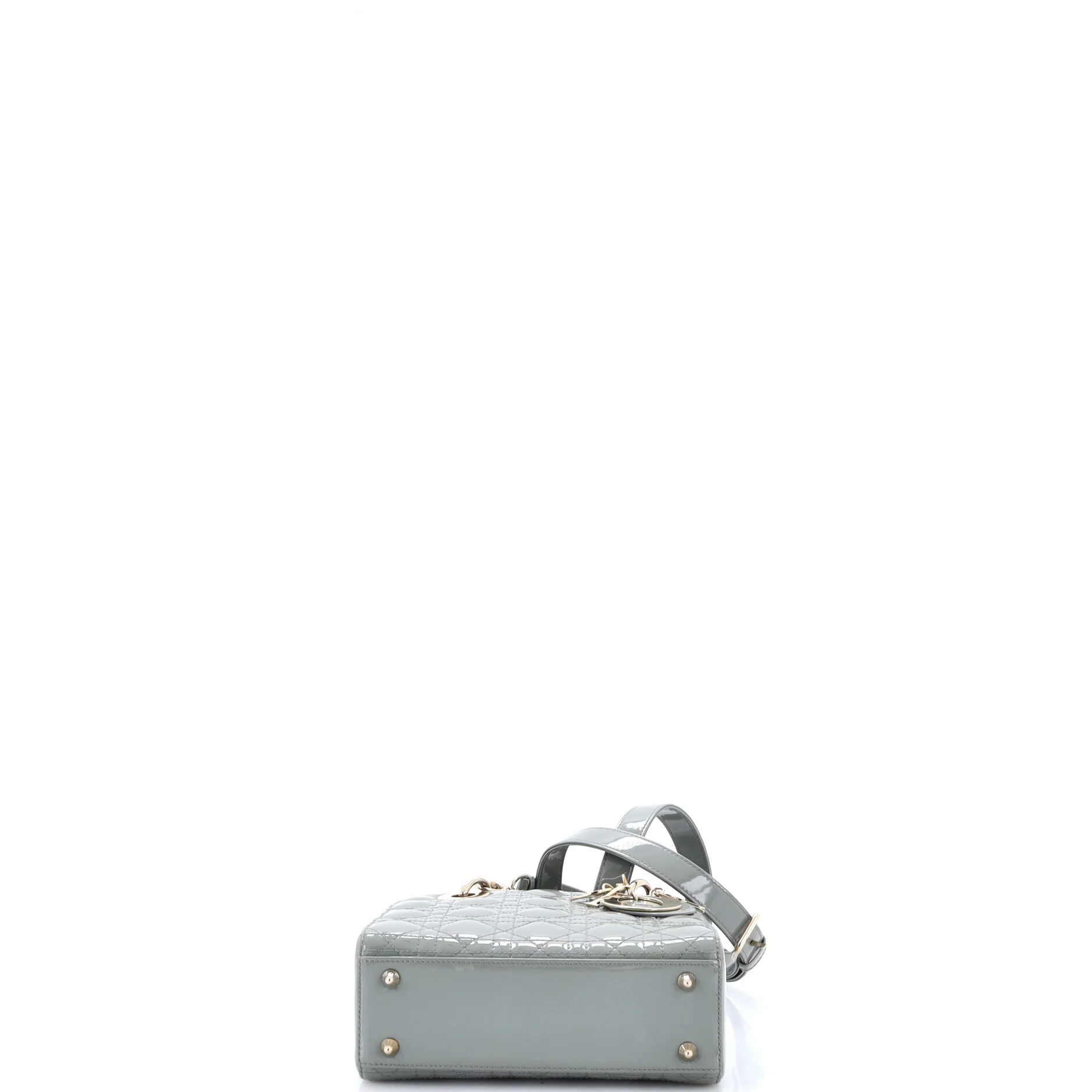 Lady Dior Bag Cannage Quilt Patent Small - Image 4