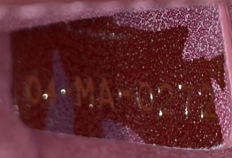 Lady Dior Bag Painted Leather with Faux Pearl Charms Micro - Image 6