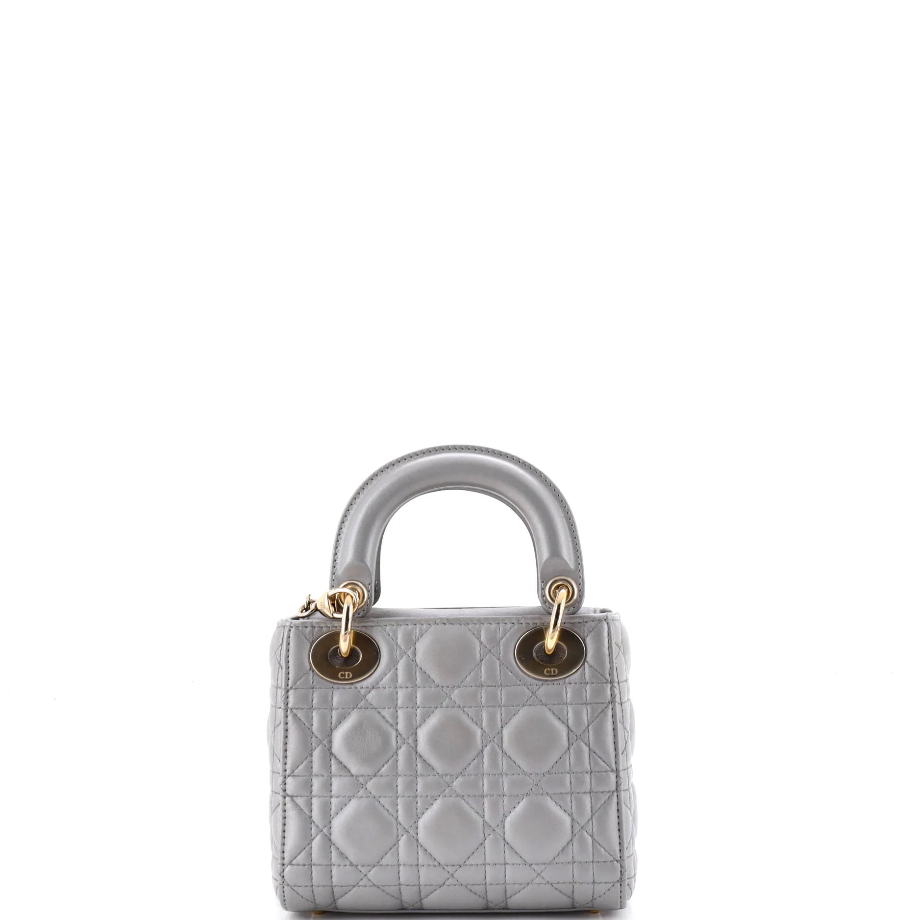 Lady Dior Chain Bag Cannage Quilt Lambskin Mini - Image 3
