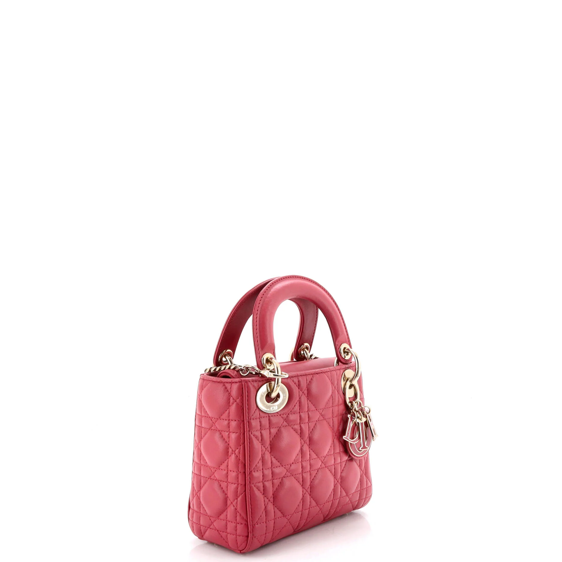 Lady Dior Chain Bag Cannage Quilt Lambskin Mini - Image 2