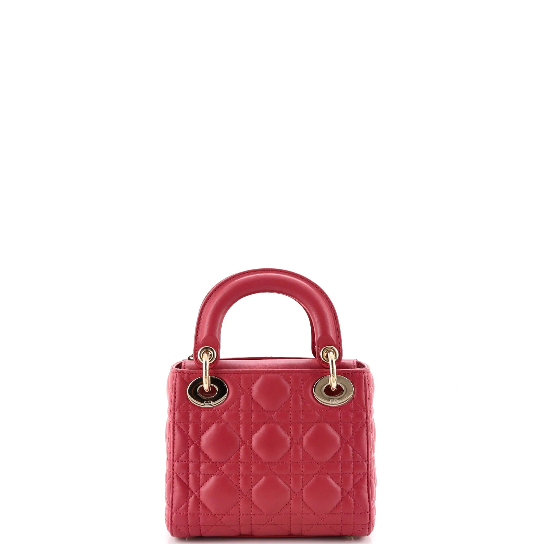 Lady Dior Chain Bag Cannage Quilt Lambskin Mini - Image 3