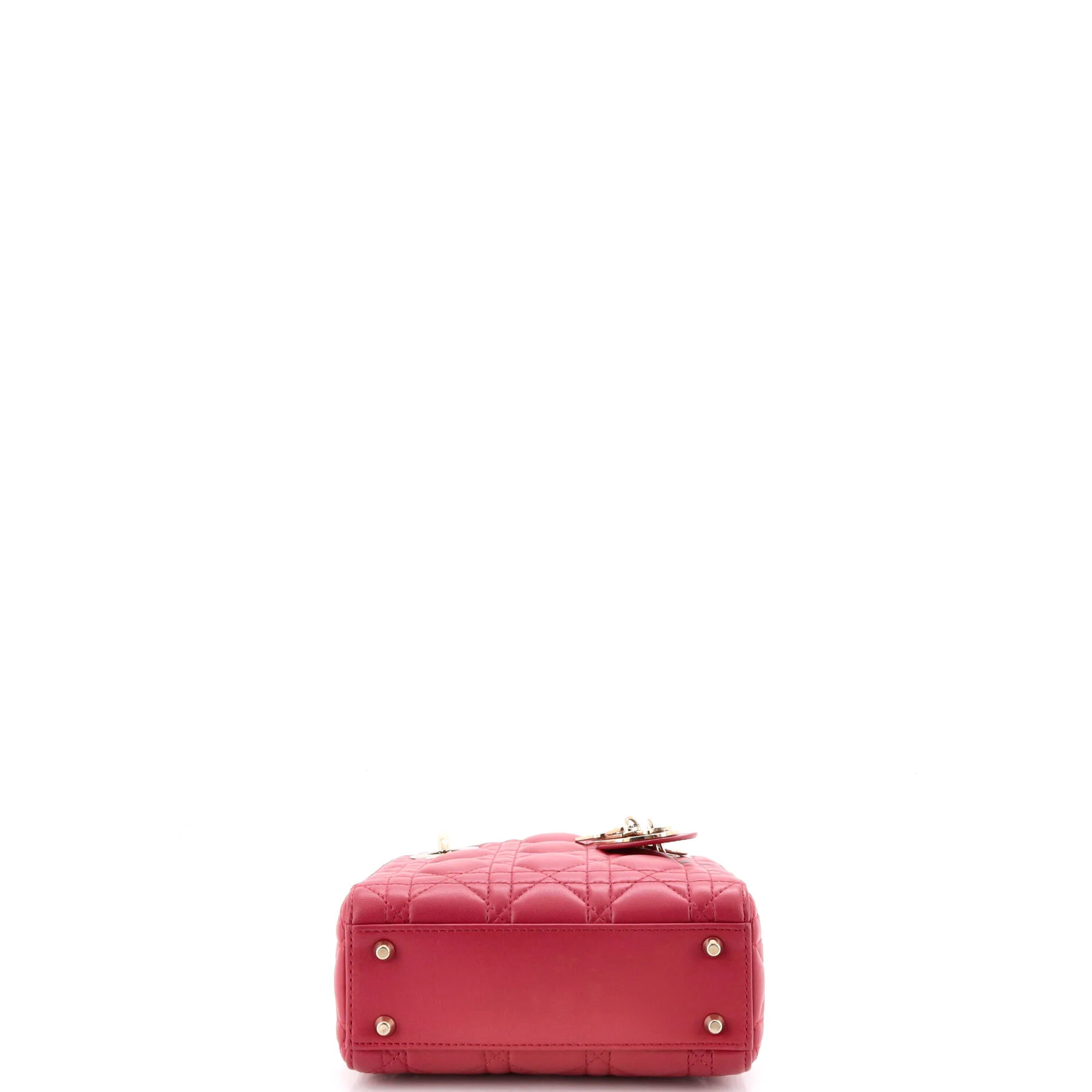Lady Dior Chain Bag Cannage Quilt Lambskin Mini - Image 4