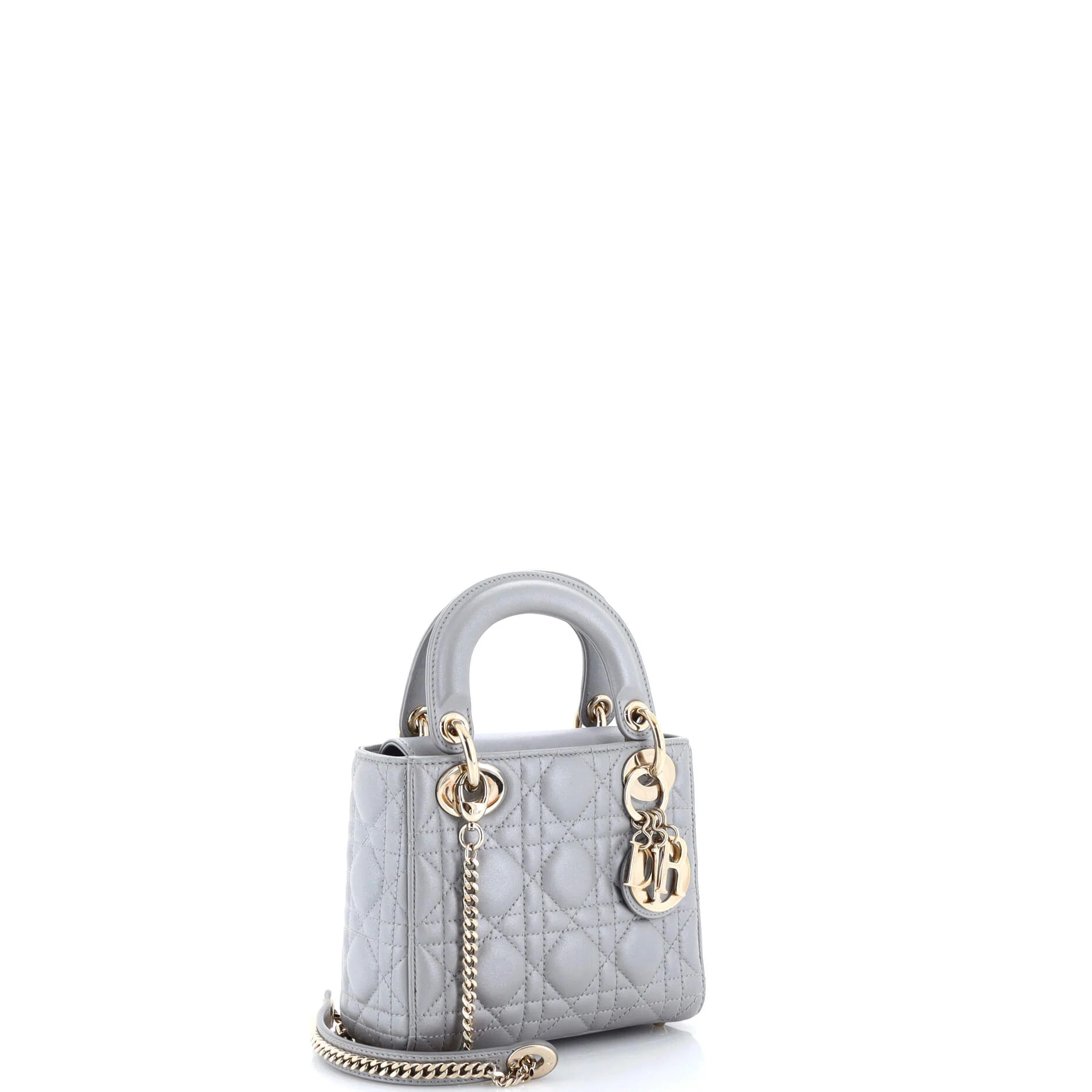 Lady Dior Chain Bag Cannage Quilt Lambskin Mini - Image 2