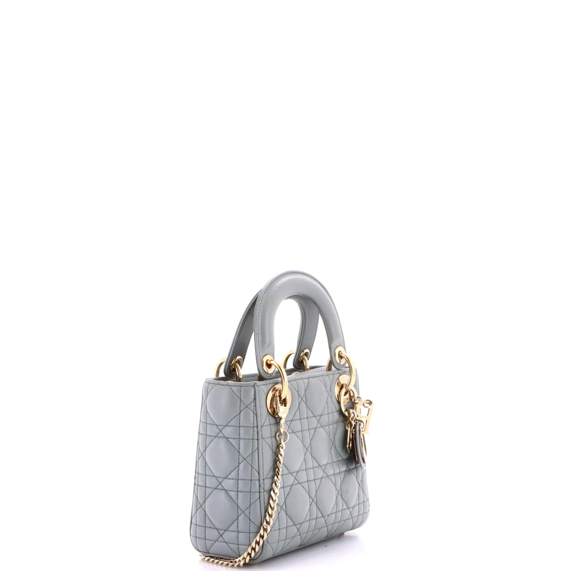 Lady Dior Chain Bag Cannage Quilt Lambskin Mini - Image 2