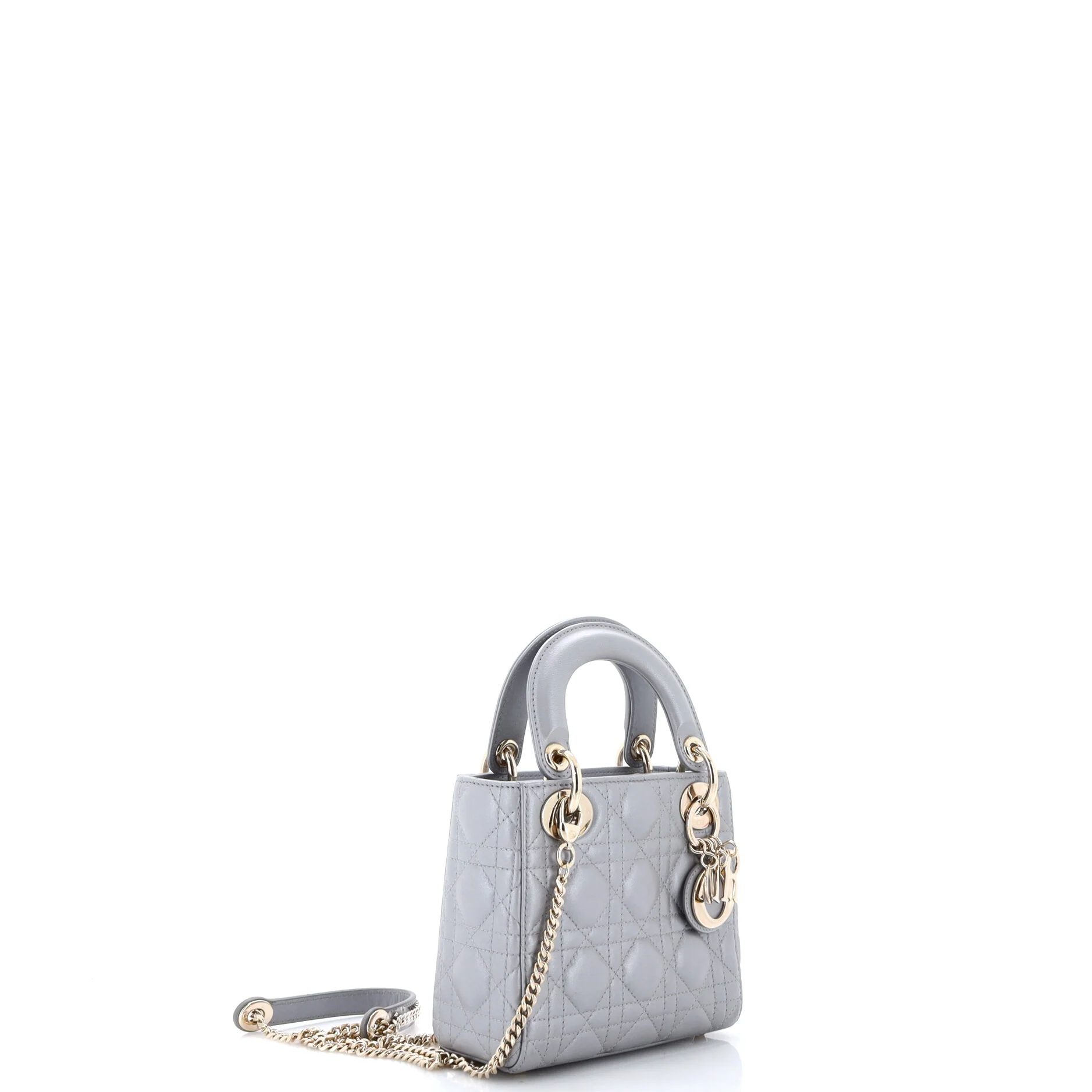Lady Dior Chain Bag Cannage Quilt Lambskin Mini - Image 2