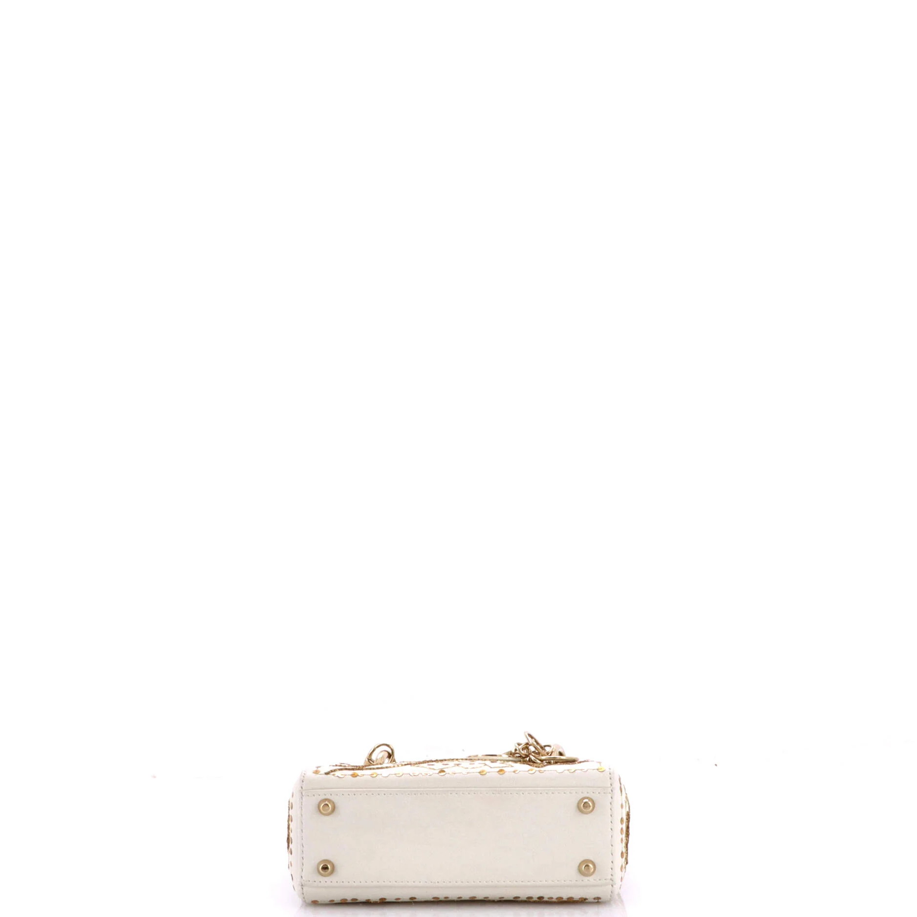 Lady Dior Chain Bag Embroidered Calfskin Mini - Image 4