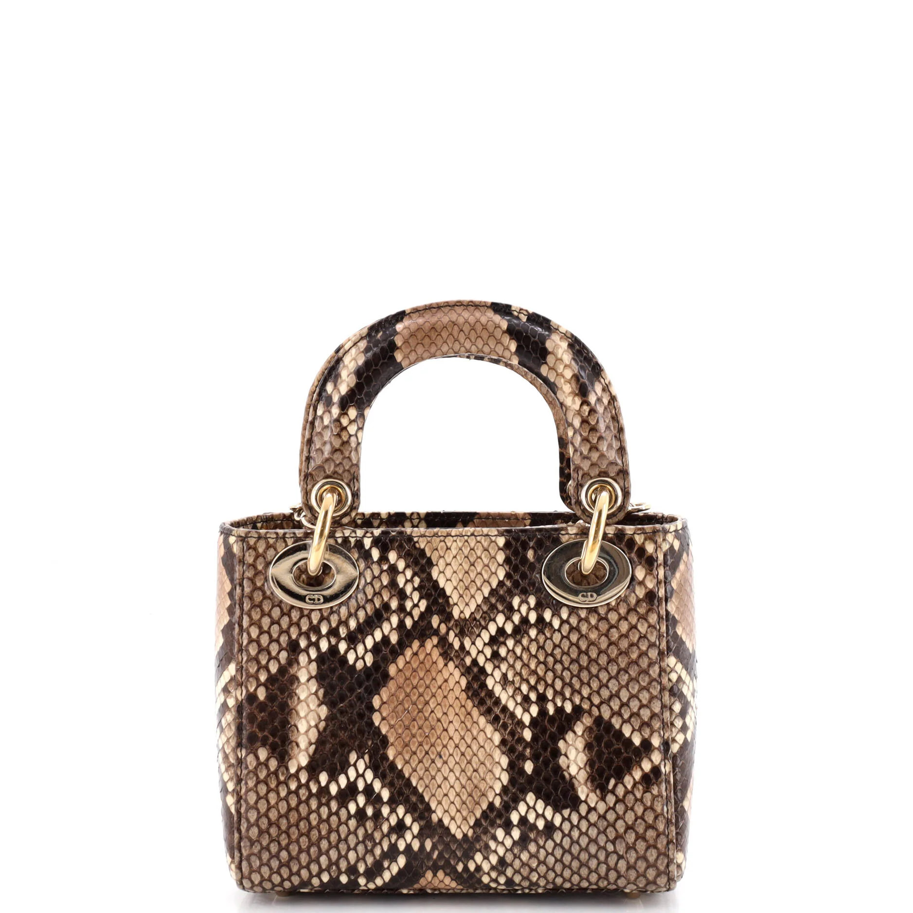 Lady Dior Chain Bag Python Mini - Image 3