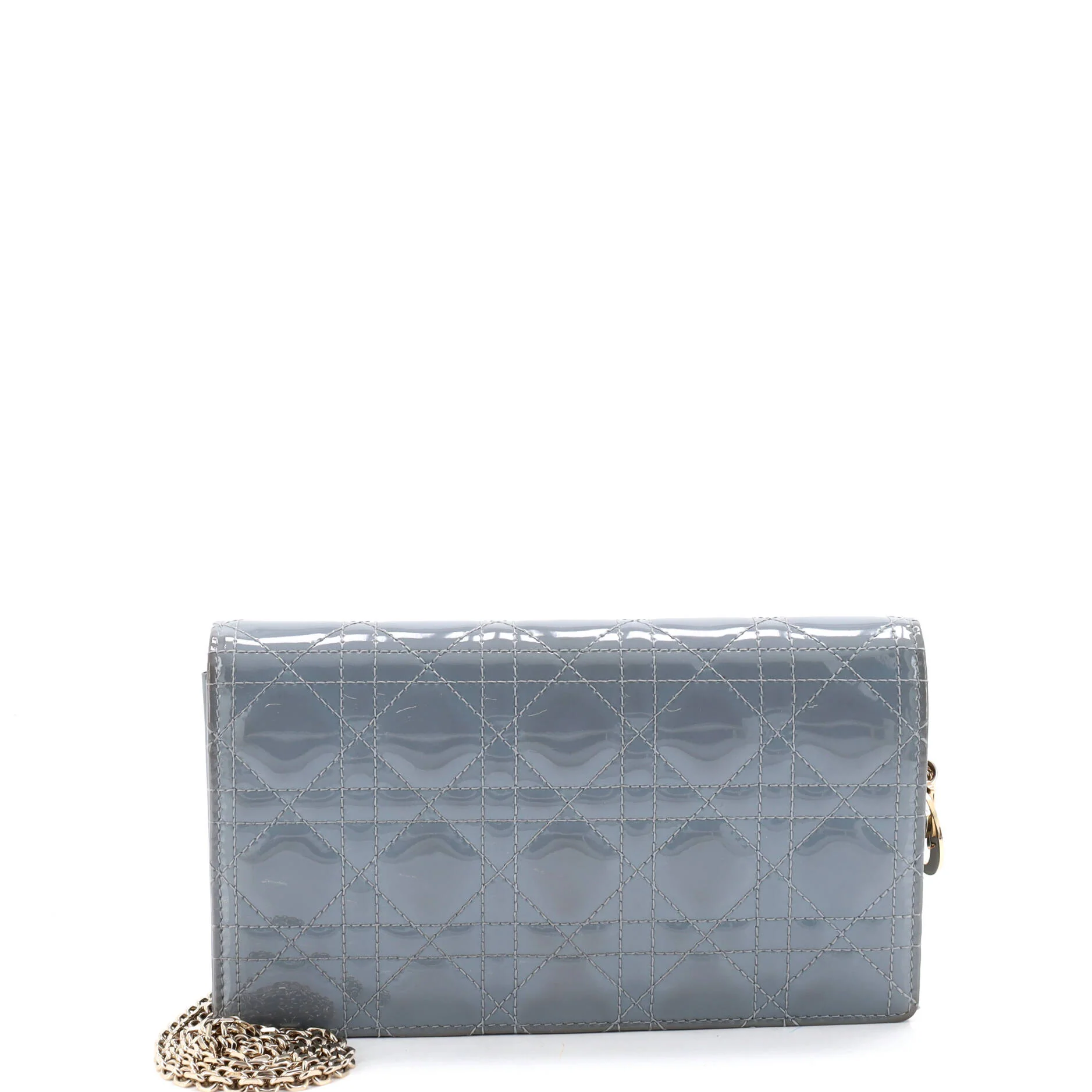 Lady Dior Chain Pouch Cannage Quilt Patent