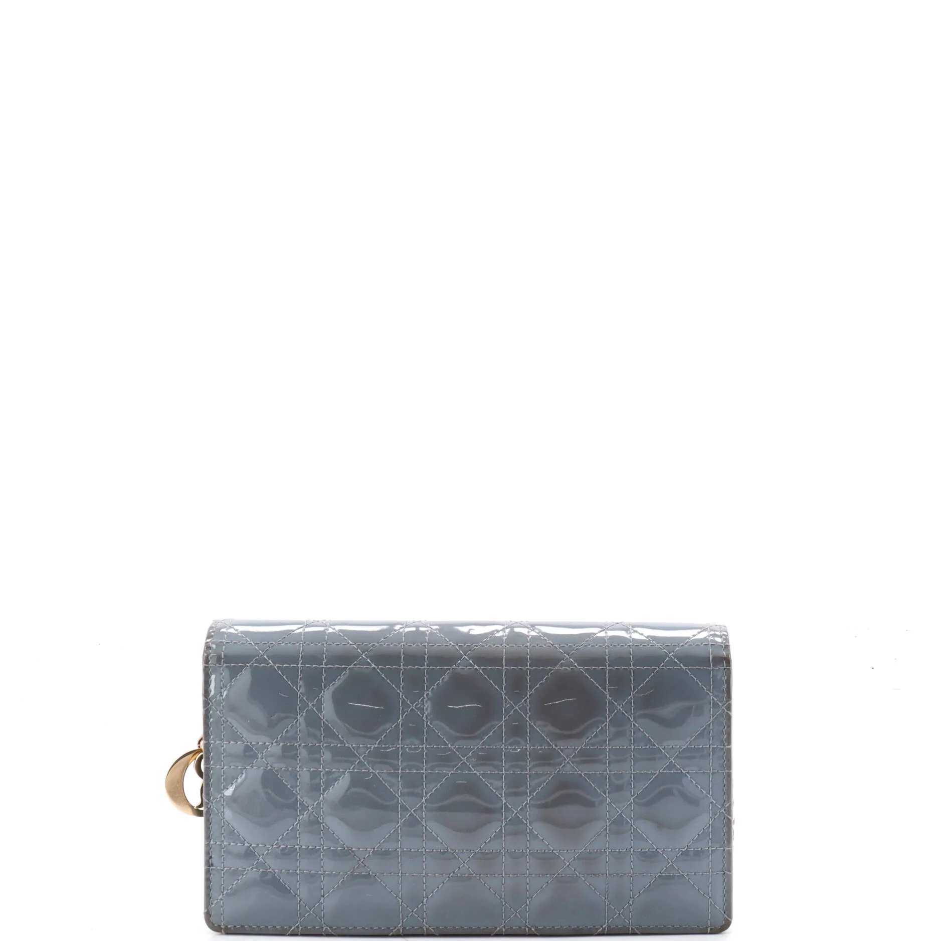 Lady Dior Chain Pouch Cannage Quilt Patent - Image 3