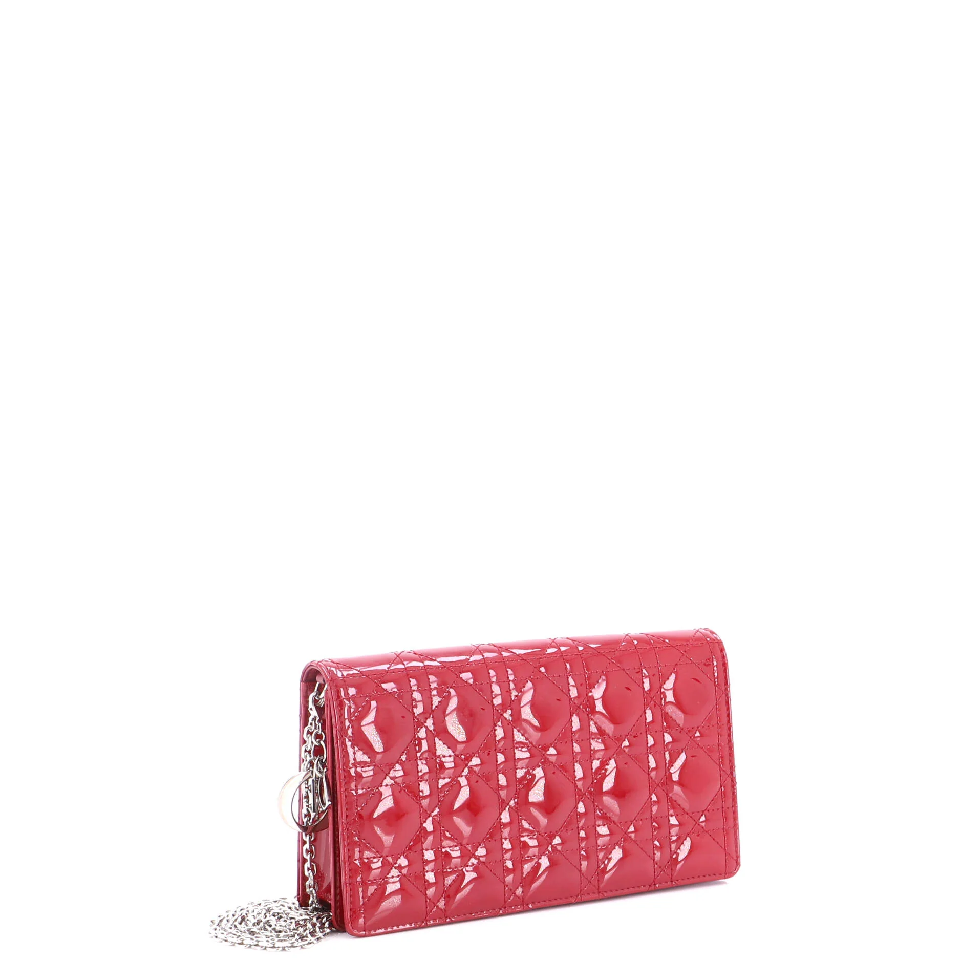 Lady Dior Chain Pouch Cannage Quilt Patent - Image 3