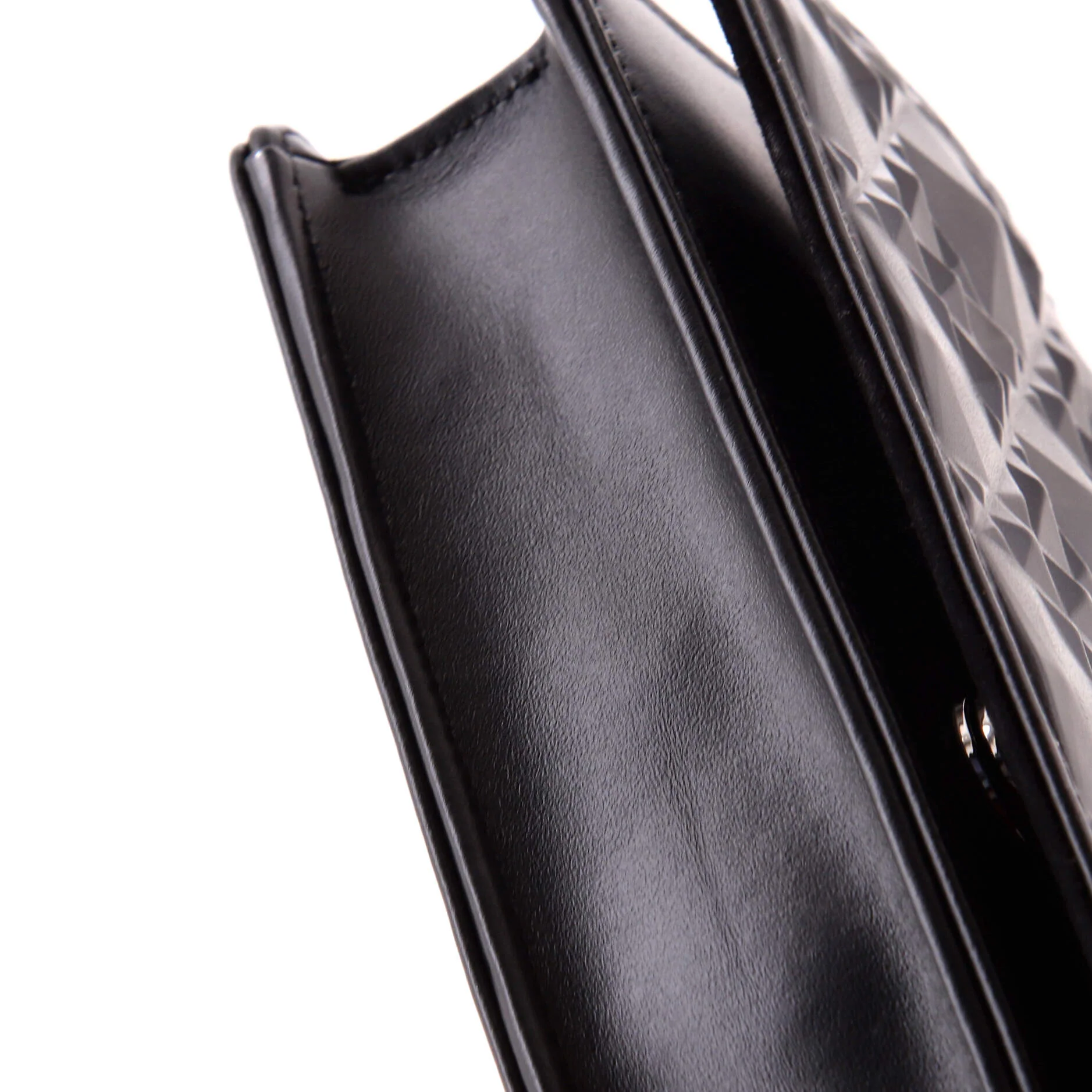 Lady Dior Chain Pouch Diamond Motif Cannage Calfskin - Image 6