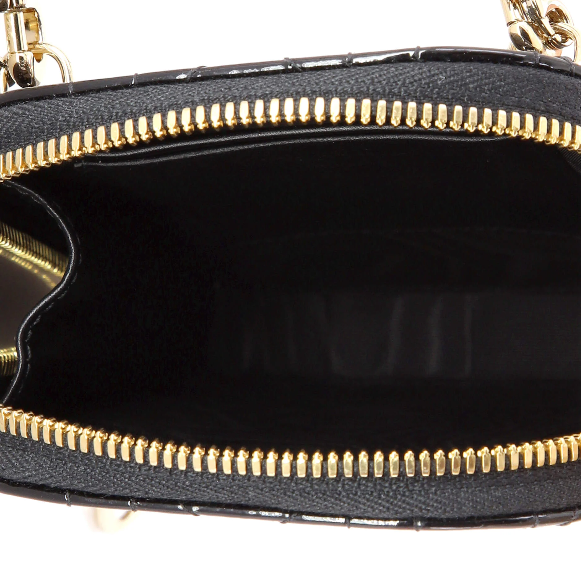 Lady Dior Phone Holder on Chain Cannage Quilt Patent - Image 5