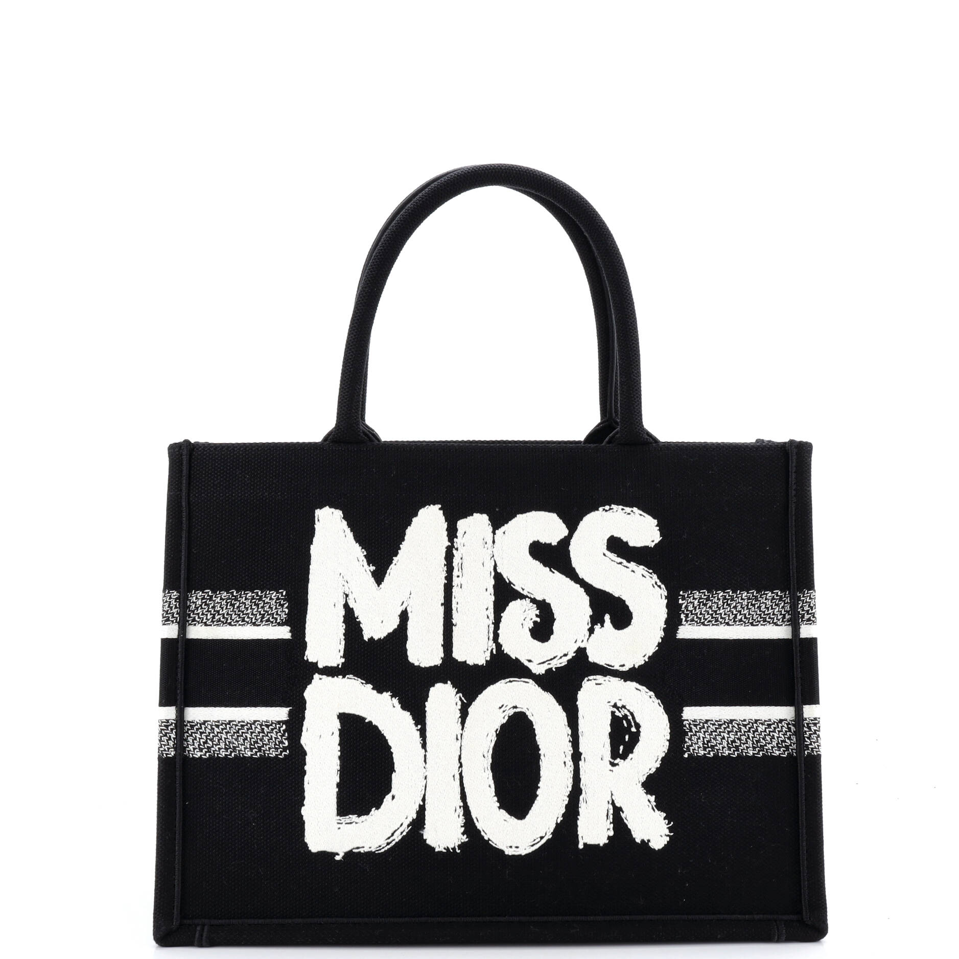 Miss Dior Book Tote Embroidered Canvas Medium