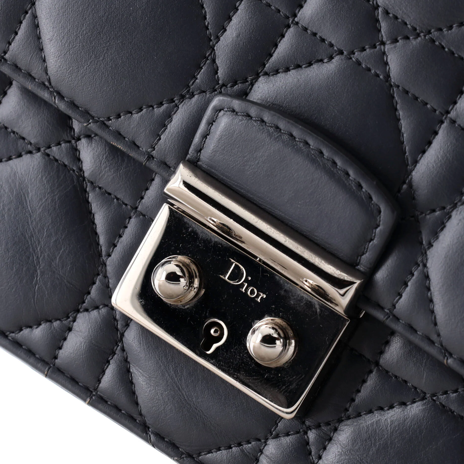 Miss Dior Promenade Pouch Cannage Quilt Lambskin Large - Image 6