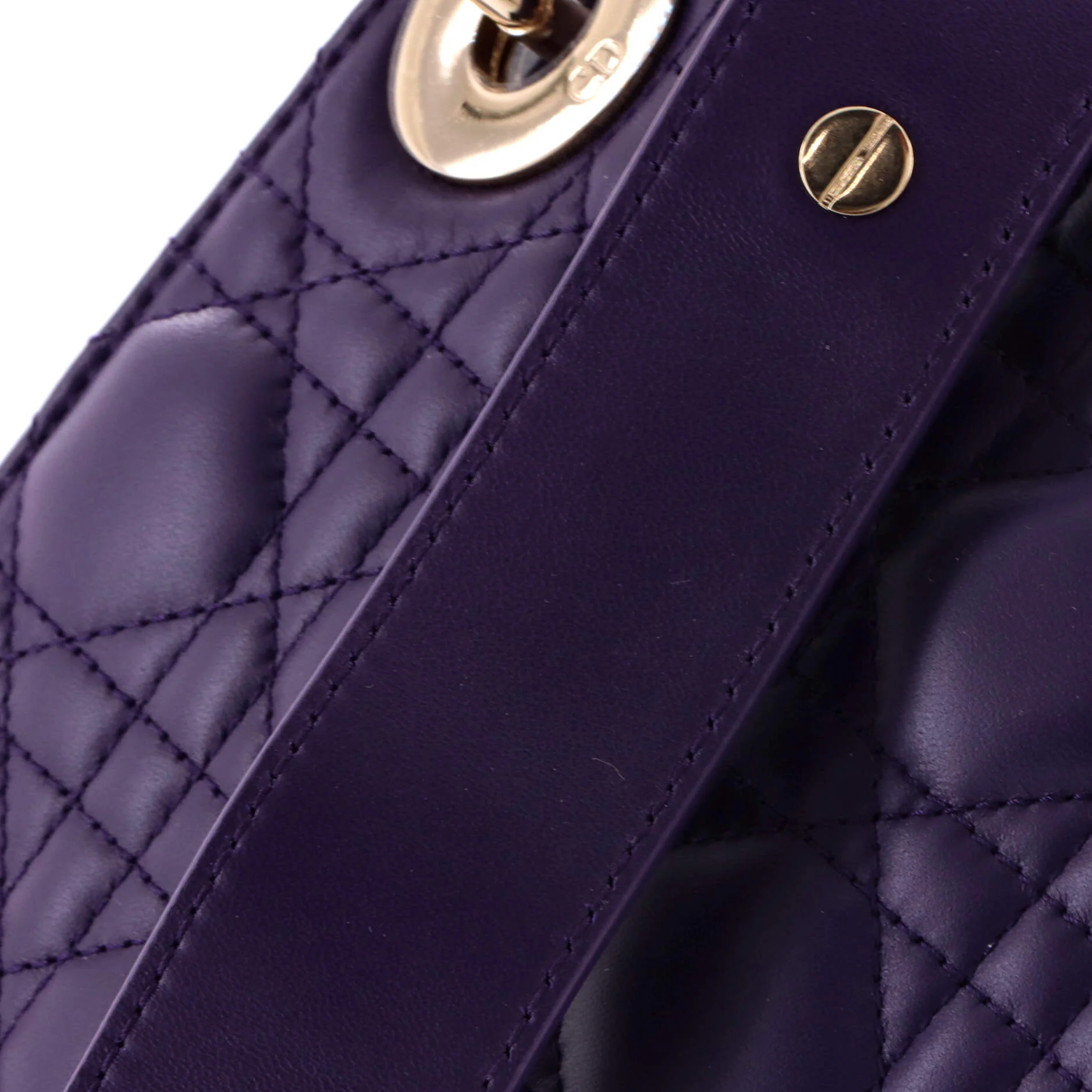 My ABCDior Lady Dior Bag Cannage Quilt Lambskin - Image 6